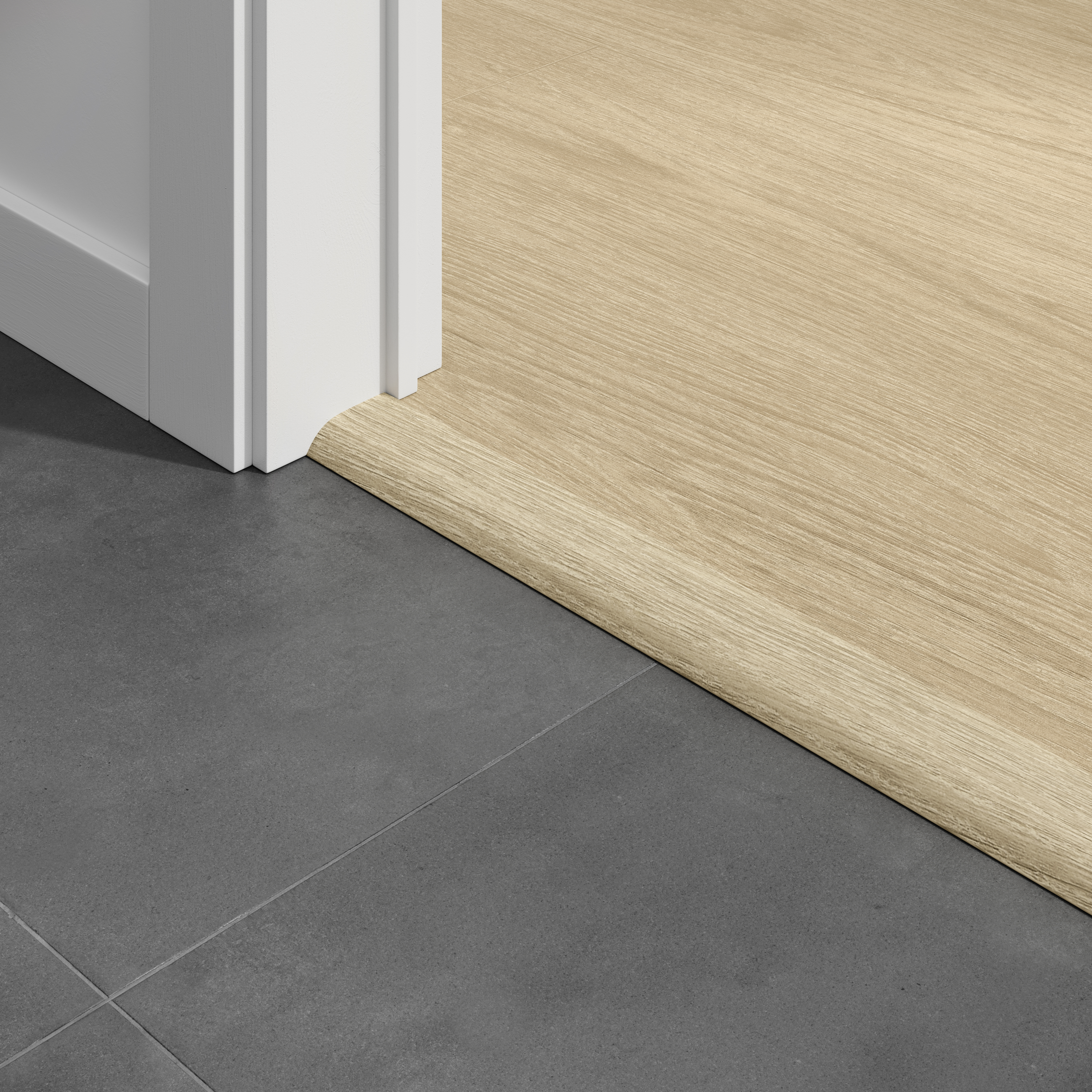 Barre seuil Charme Light Natural 1M Pour parquet stratifié 1000x45x12mm