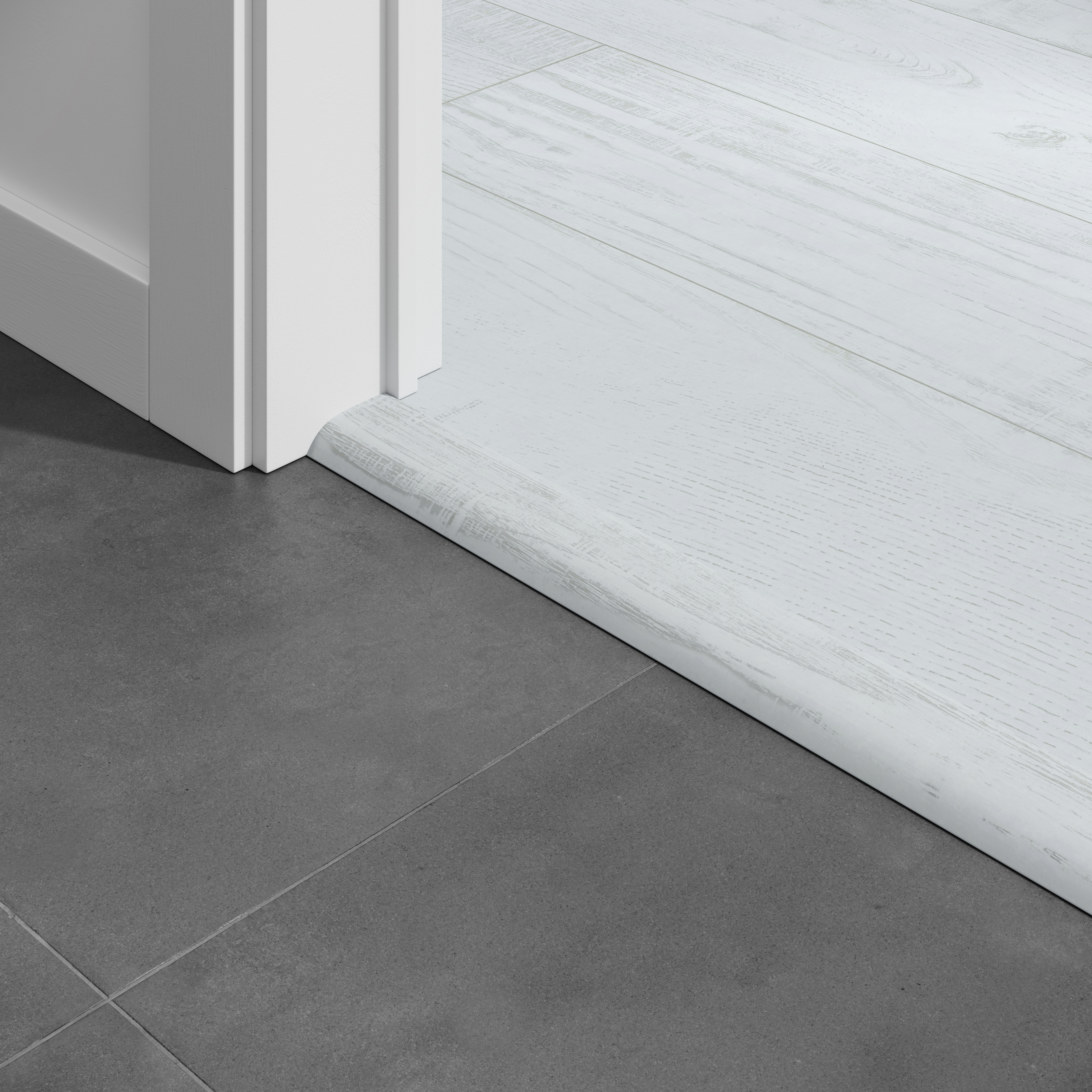 Barre seuil Chestnut White 1M Pour parquet stratifié 1000x45x12mm