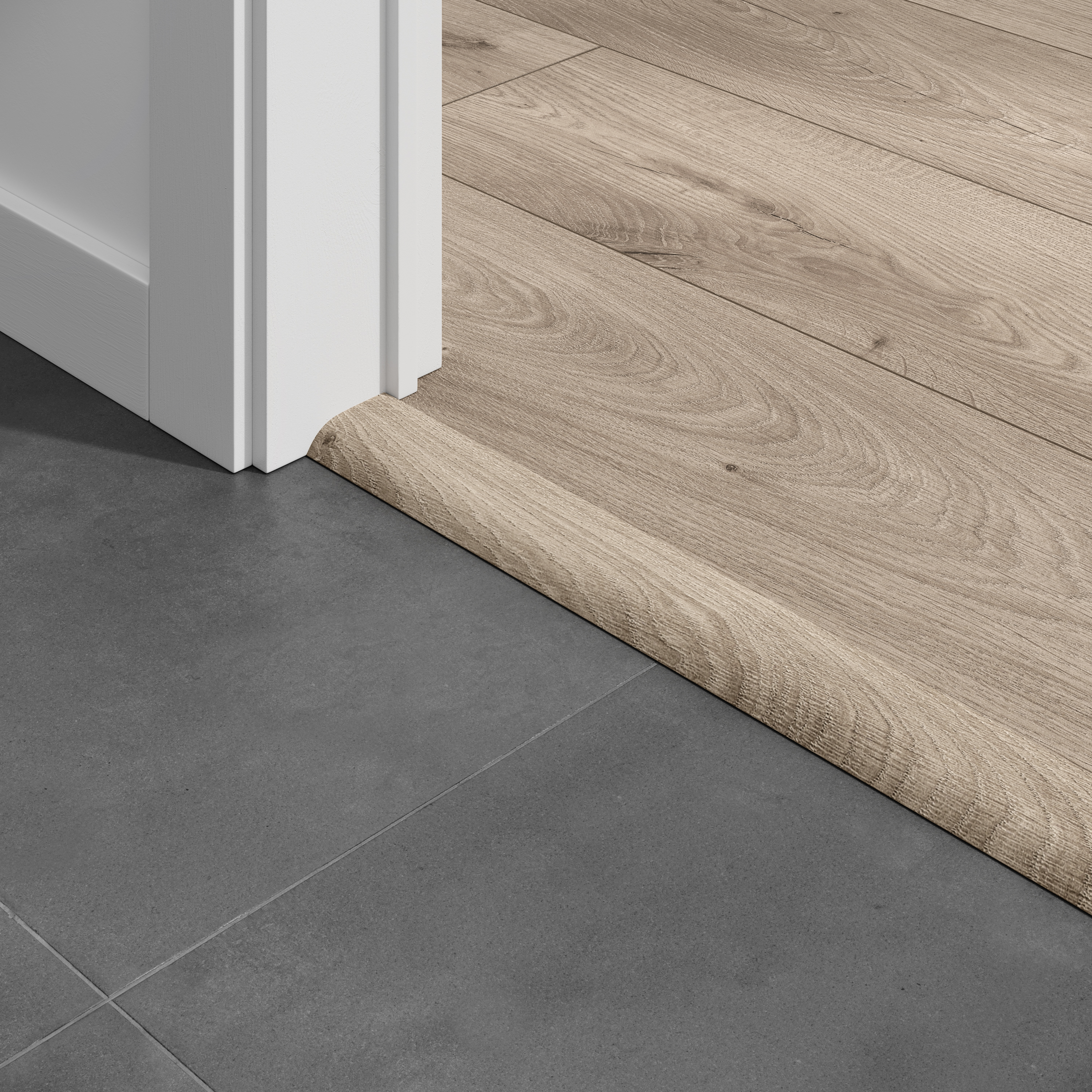 Barre seuil Crush Brown Natural 2,4M Pour parquet stratifié 2400x45x12mm