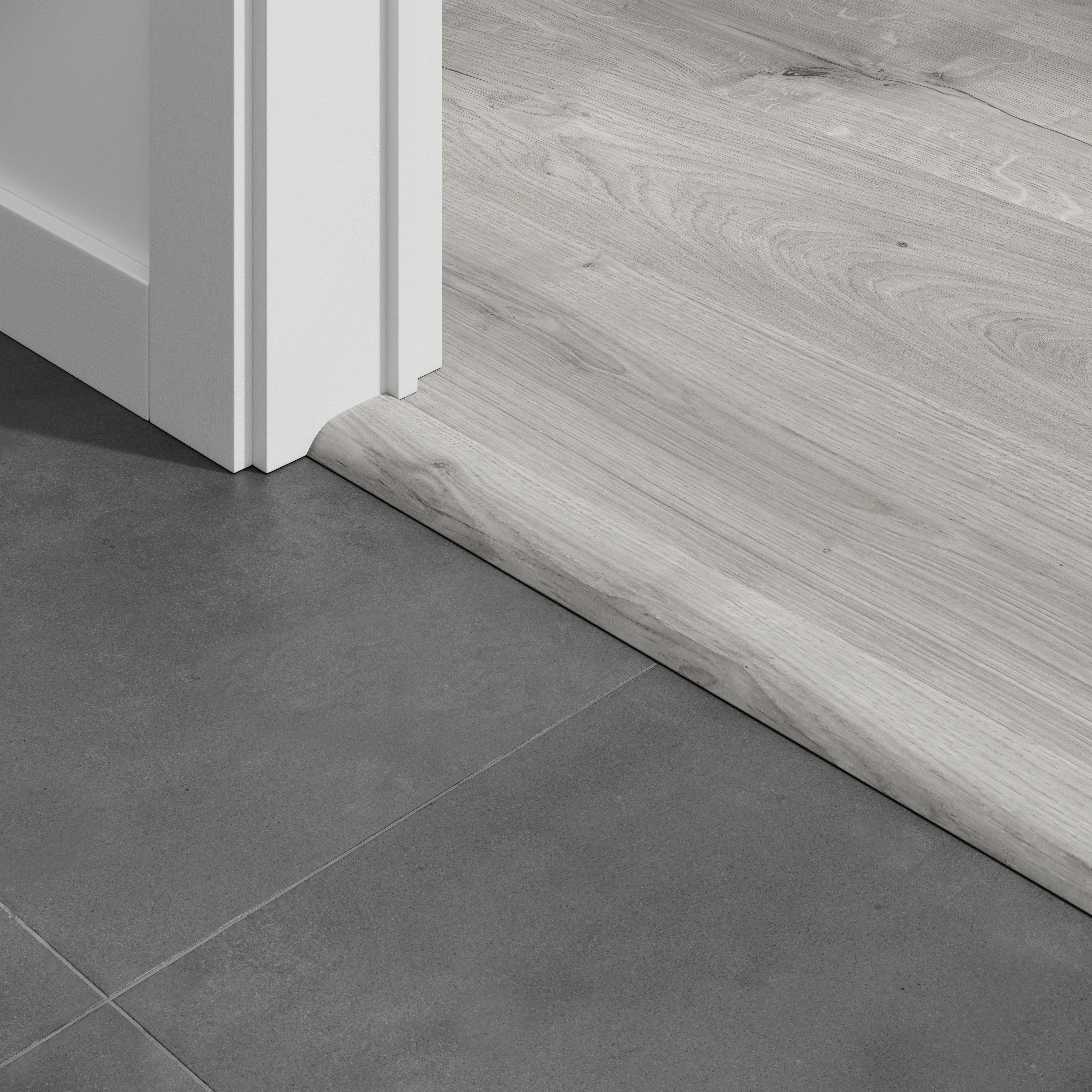 Barre seuil Crush Light 1M Pour parquet stratifié 1000x45x12mm