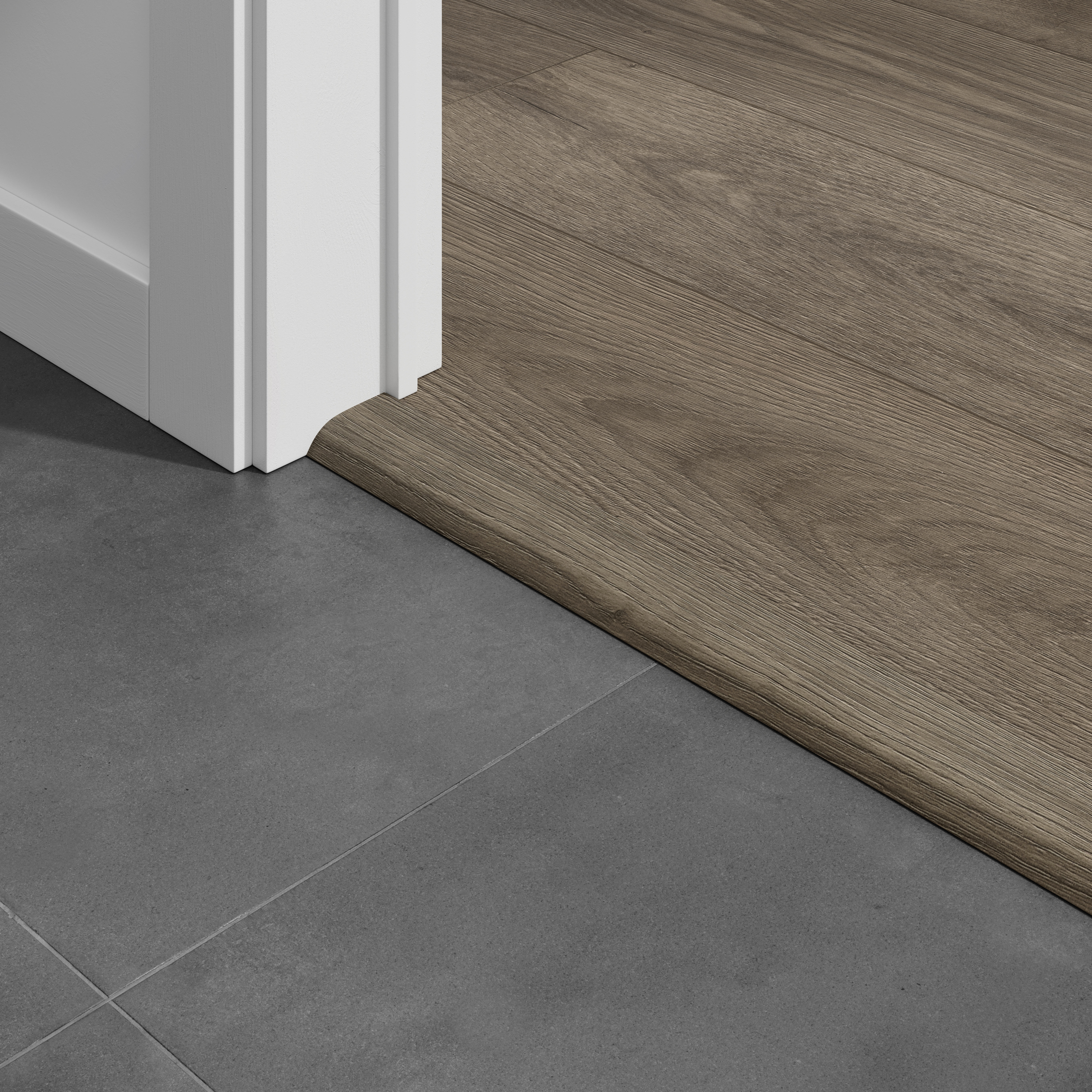 Barre seuil Epic Brown 1M Pour parquet stratifié 1000x45x12mm