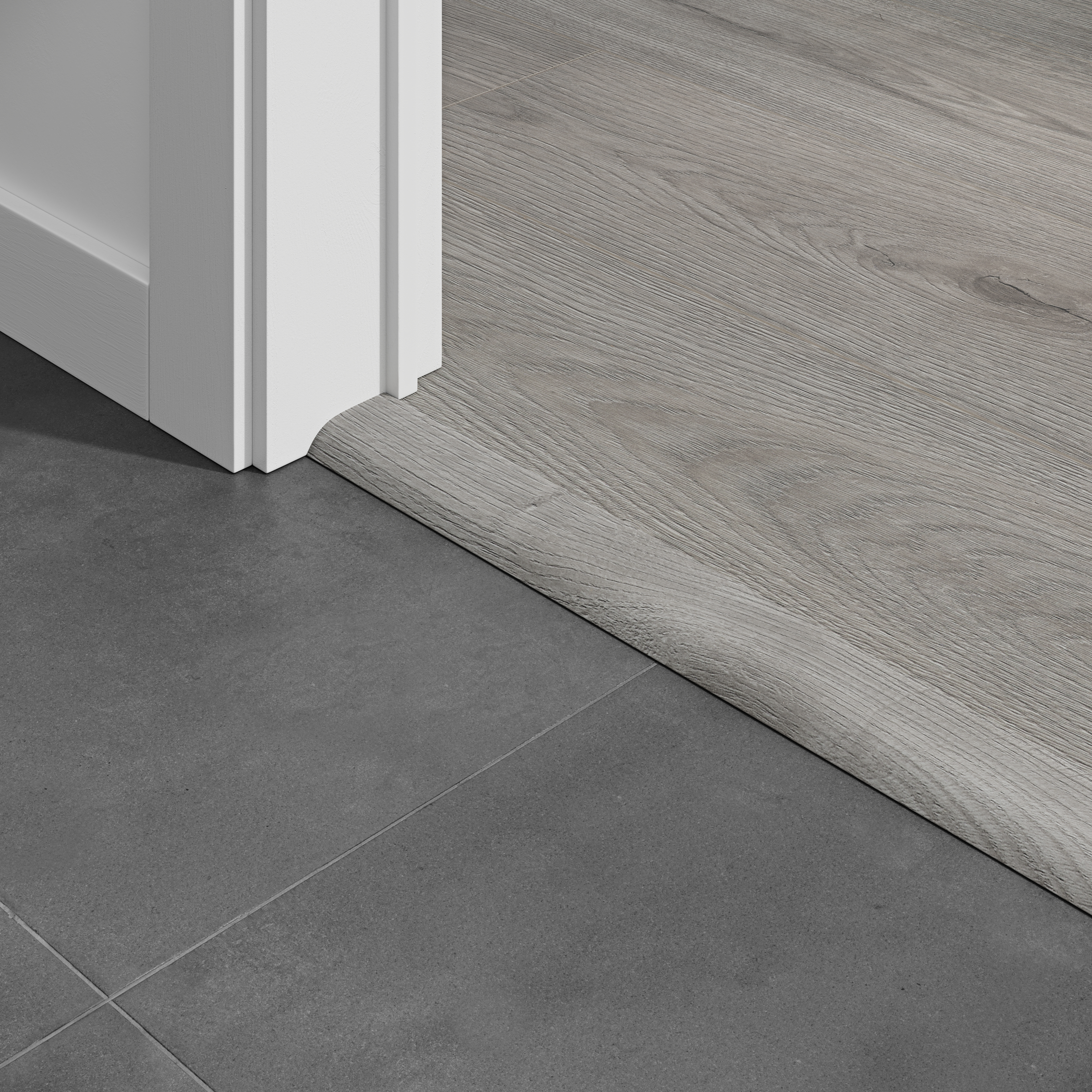 Barre seuil Epic Grey 1M Pour parquet stratifié 1000x45x12mm