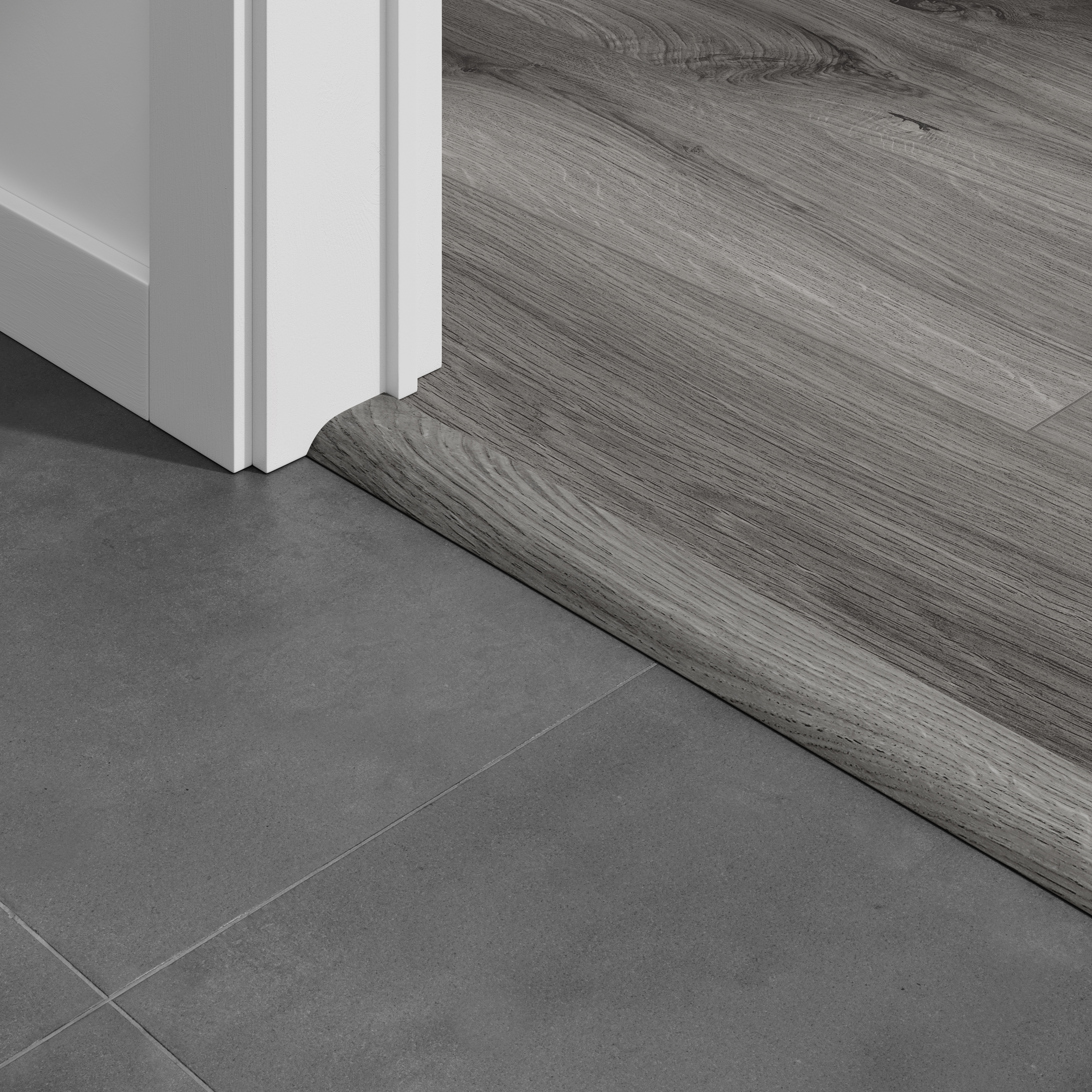 Barre seuil Gyant Light Grey 2,4M Pour parquet stratifié 2400x45x12mm