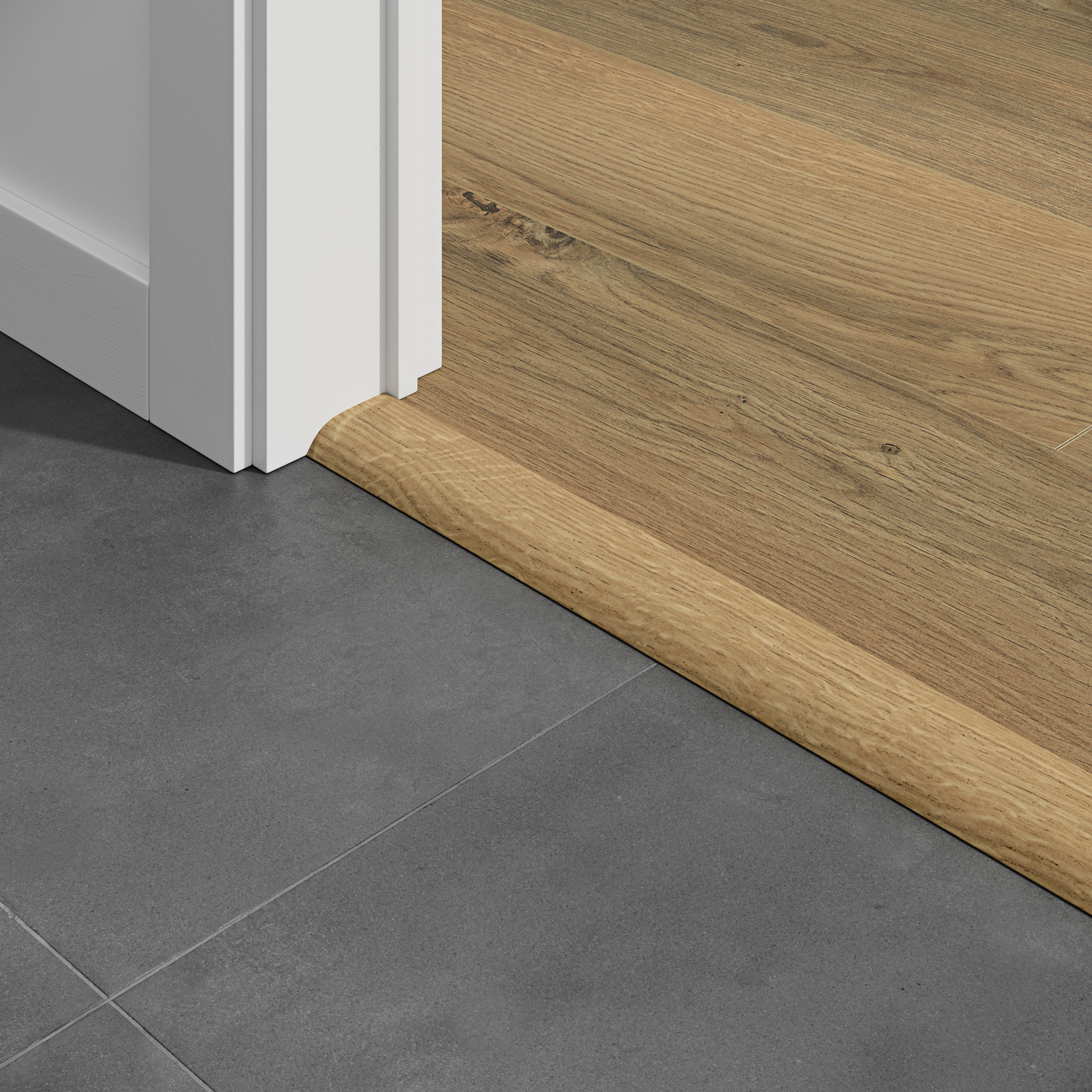 Barre seuil Gyant Natural  2,4M Pour parquet stratifié 2400x45x12mm