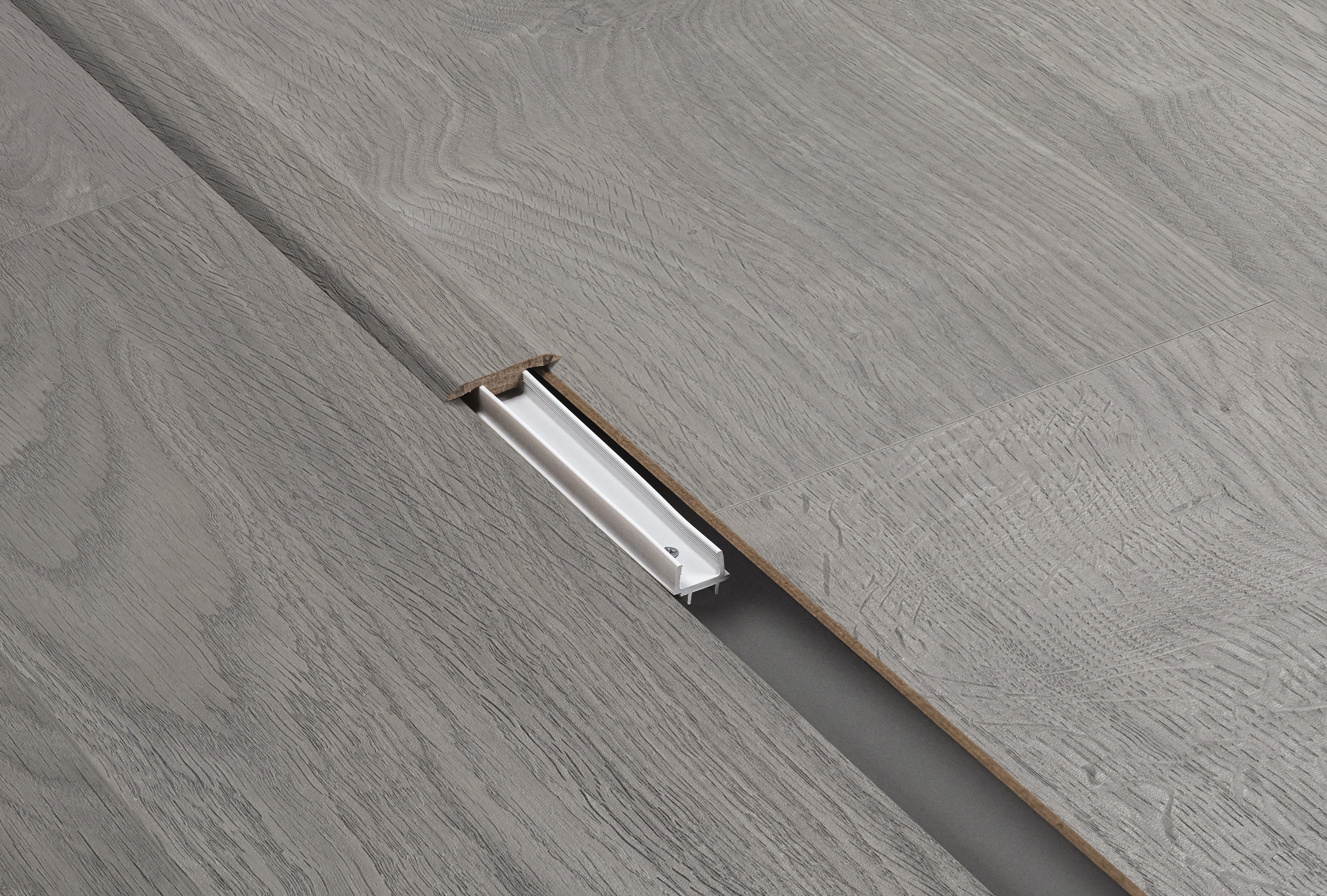 Barre jonction Java Light Grey 1M Pour parquet stratifié 1000x40x8mm