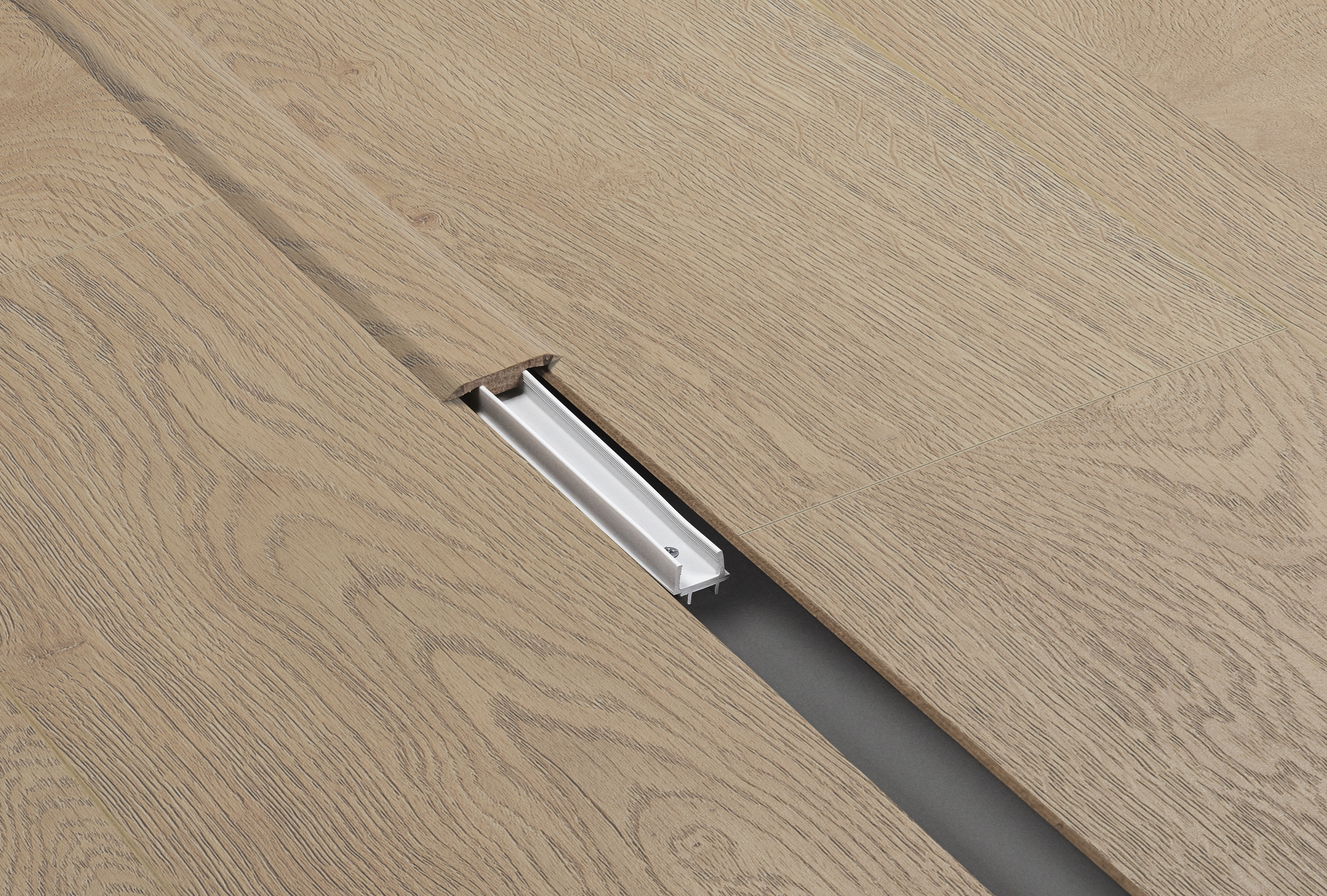 Barre jonction Jazz Xl Sand Nat 1M Pour parquet stratifié 1000x40x8mm