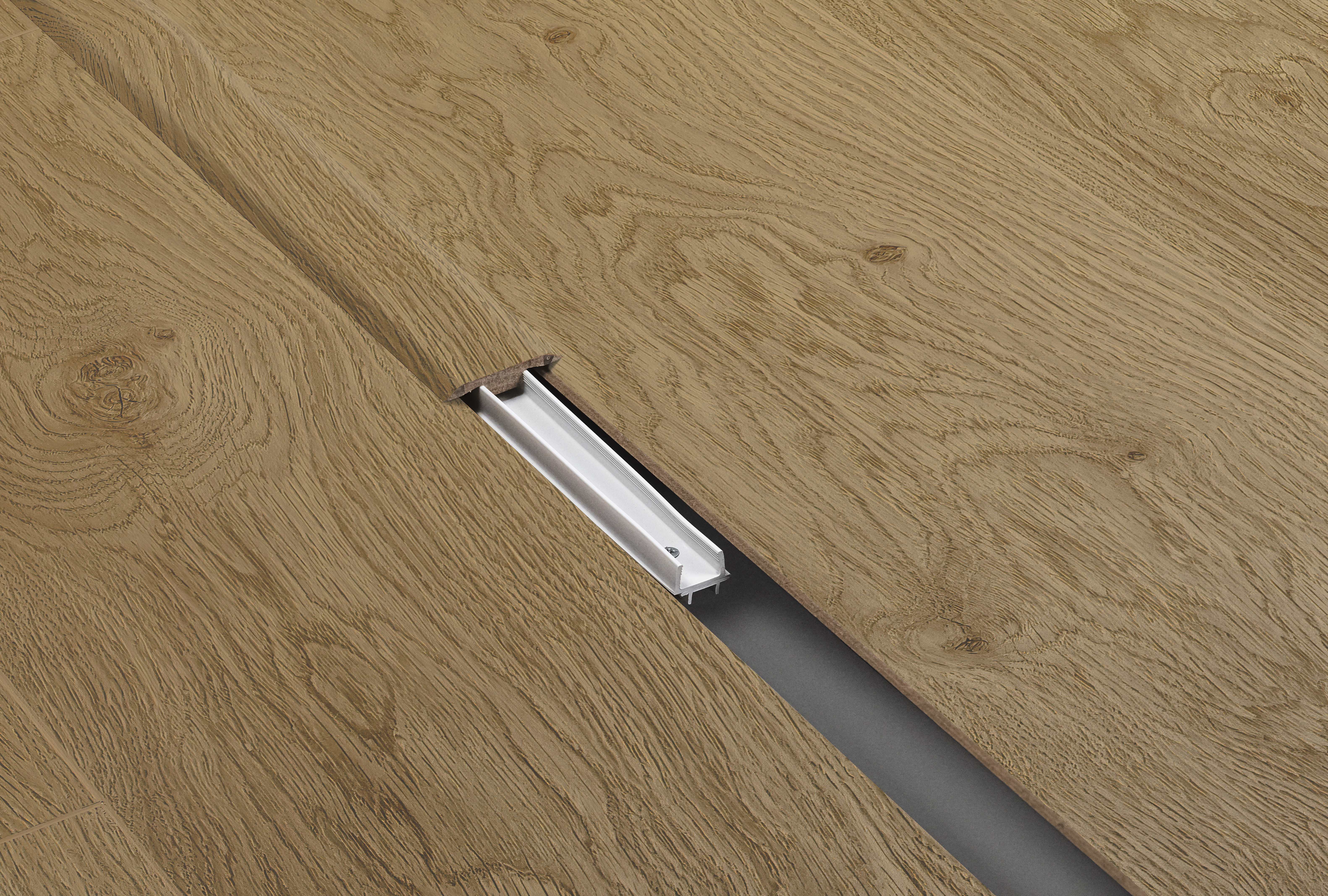 Barre jonction Lotus Oak 1M Pour parquet stratifié 1000x40x8mm