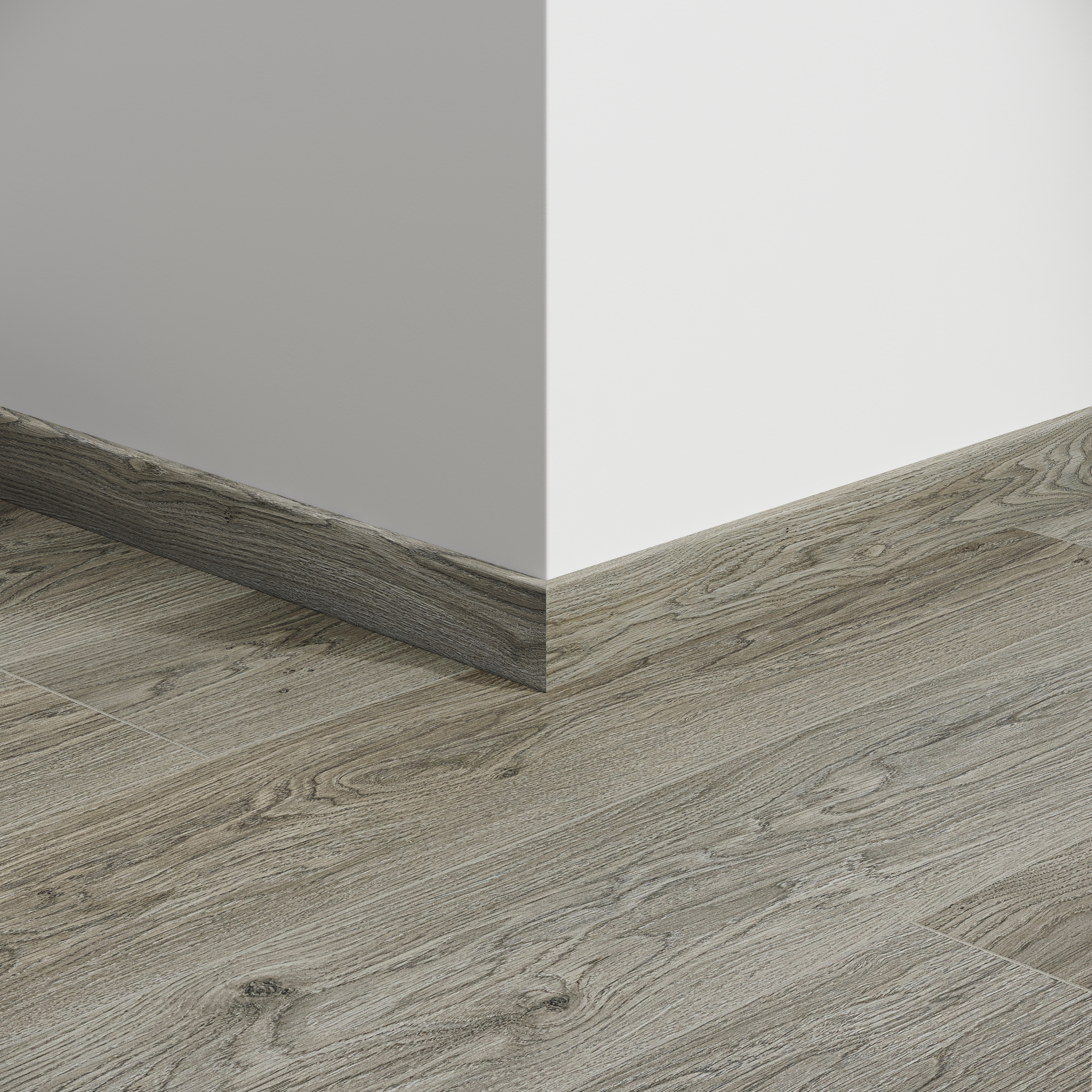 Plinthe 60 Magnolia Oak 2,4M Parquet stratifié 2400x12x60mm - 9,6M2/P