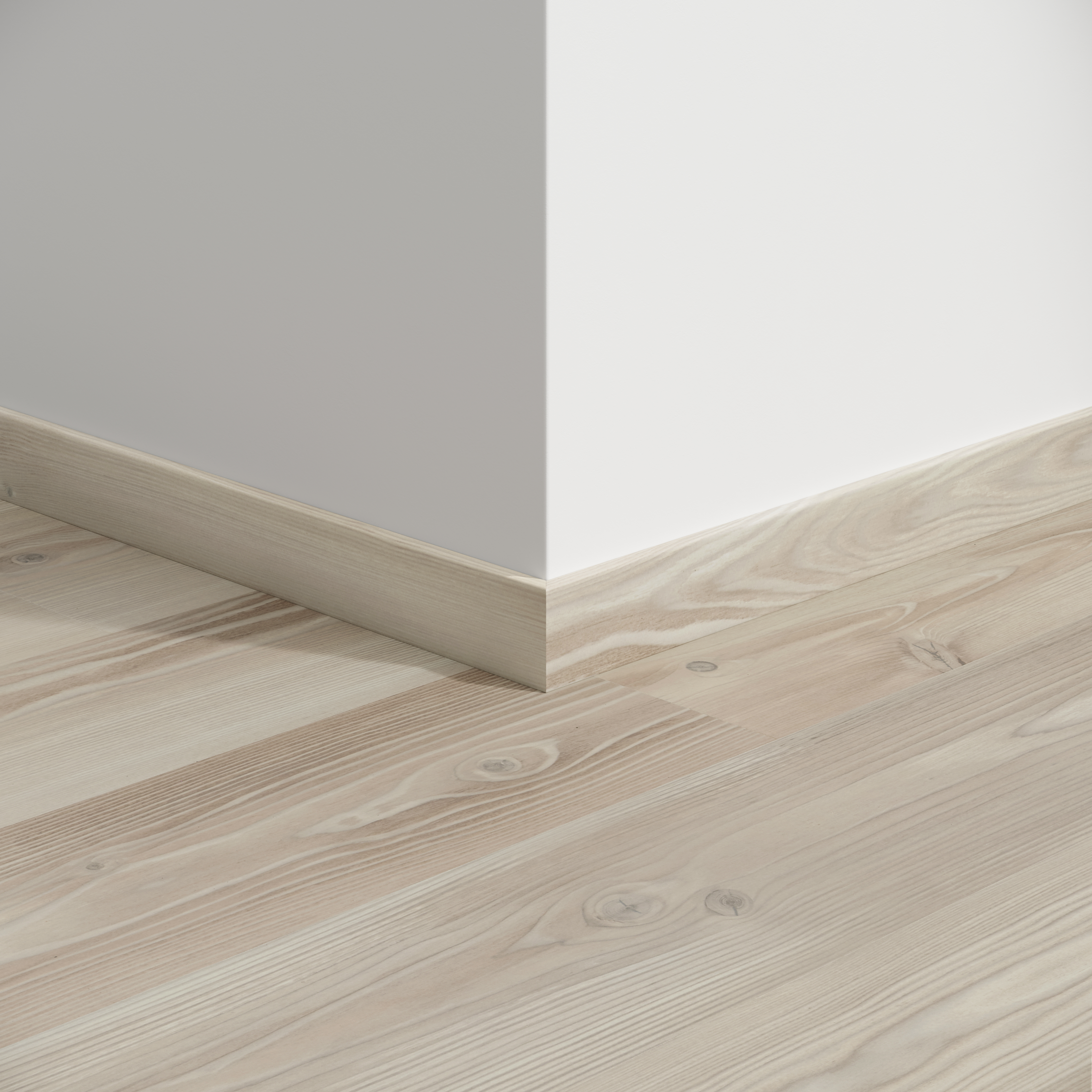 Plinthe 60 Ragnar Light Sand 2,4M Parquet stratifié 2400x12x60mm - 9,6M2/P