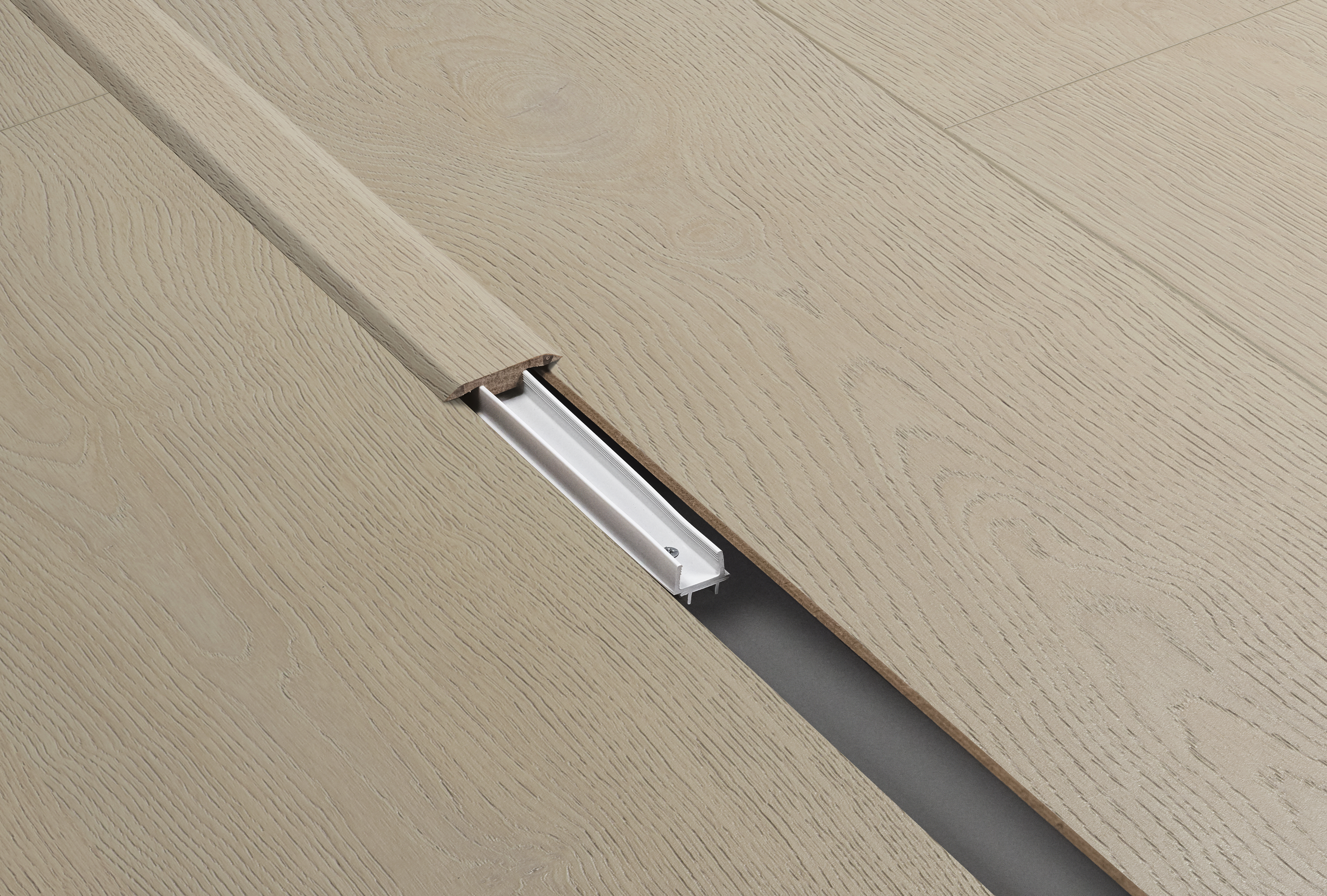Barre jonction Select Light Sand 1M Pour parquet stratifié 1000x40x8mm