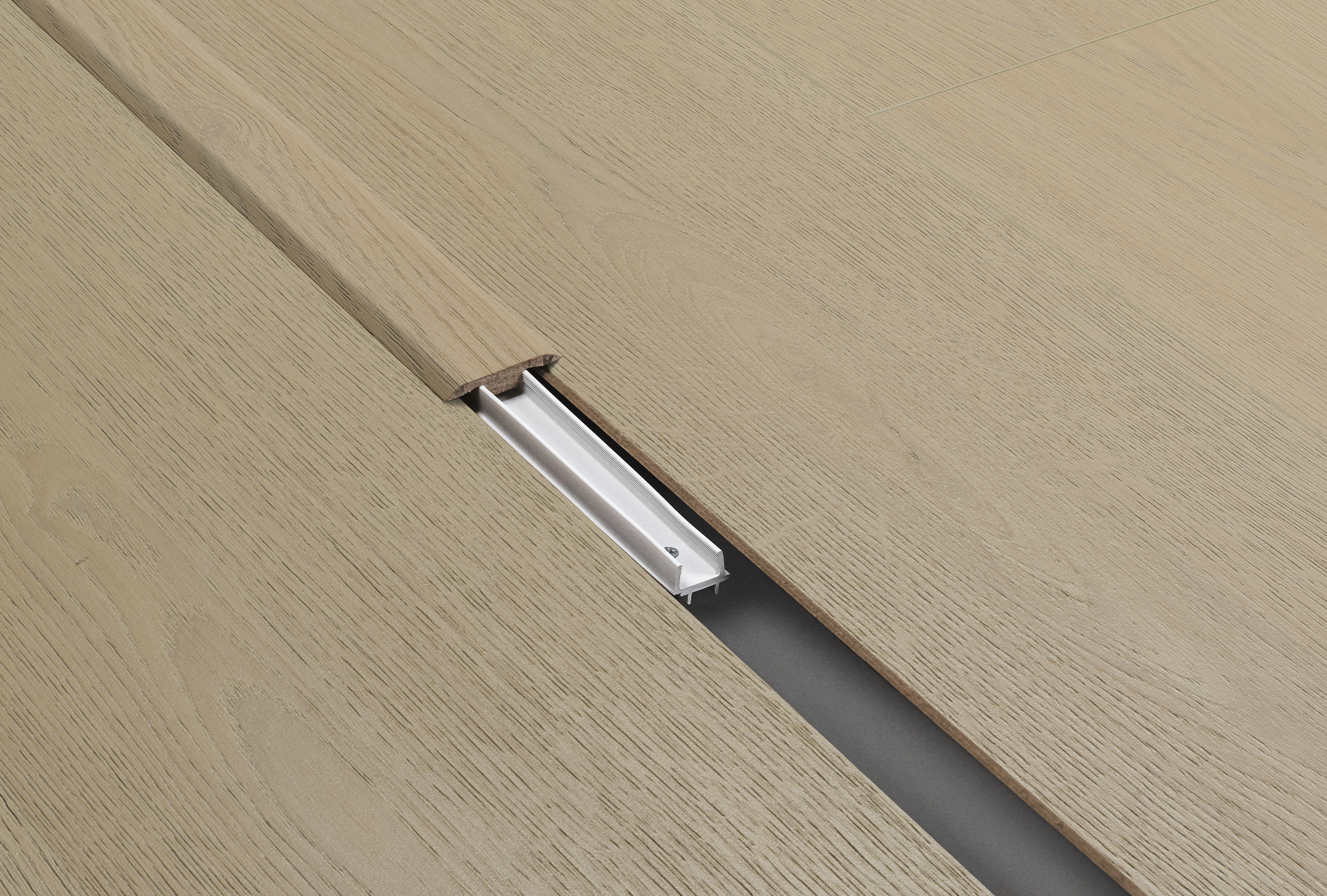 Barre jonction Select Sand Nat 2,4M Pour parquet stratifié 2400x40x8mm