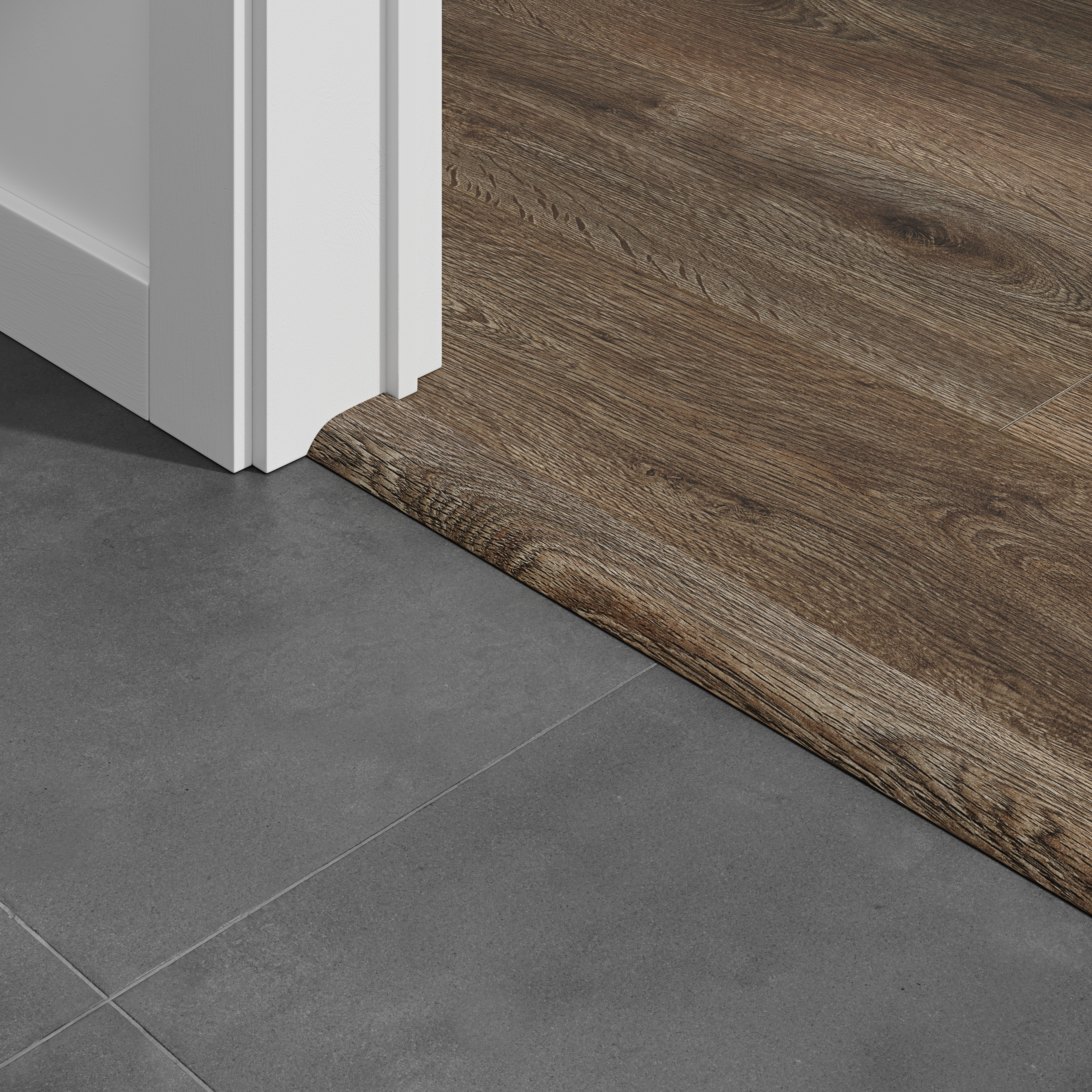 Barre seuil Texas Brown 1M Pour parquet stratifié 1000x45x12mm