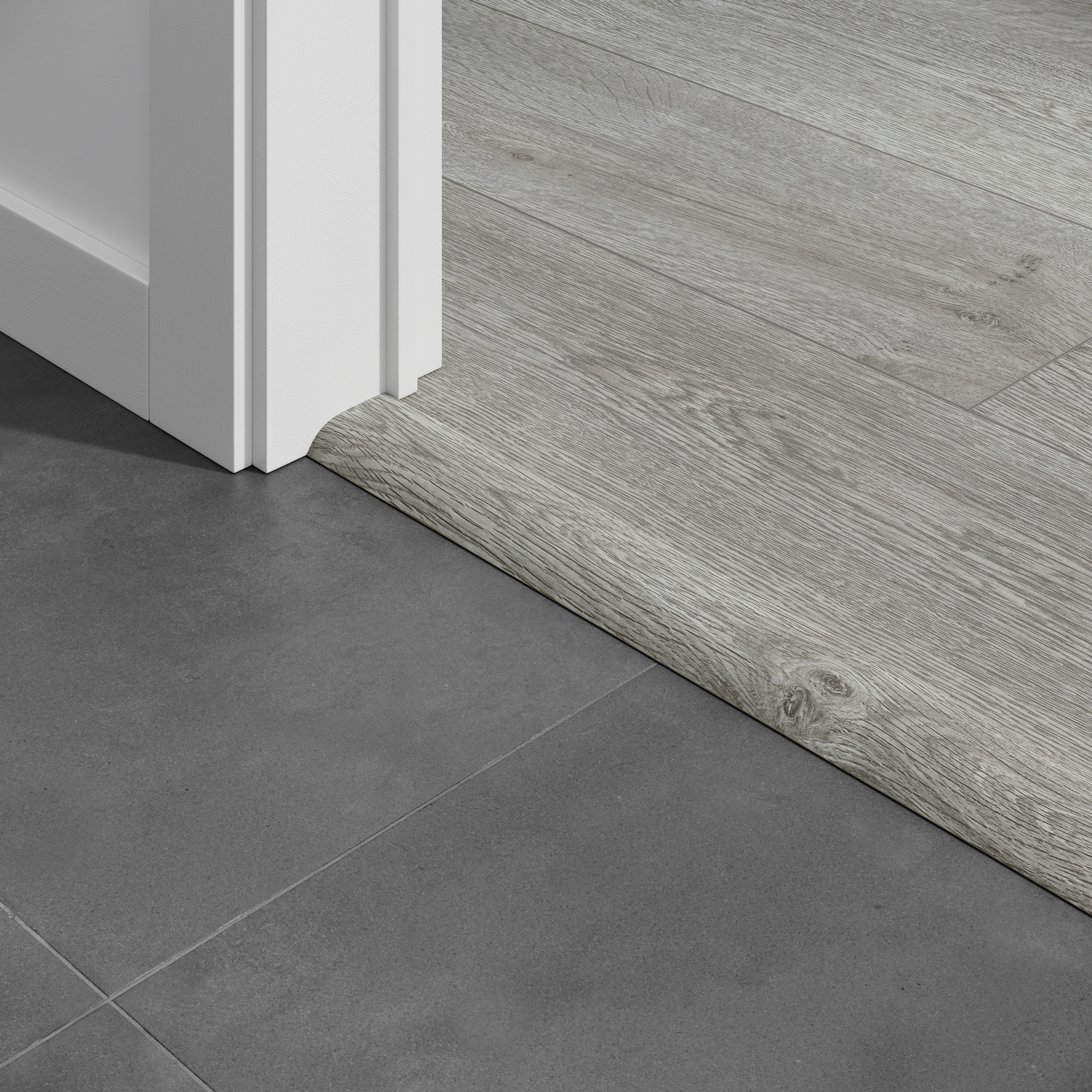 Barre seuil Texas Grey 1M Pour parquet stratifié 1000x45x12mm