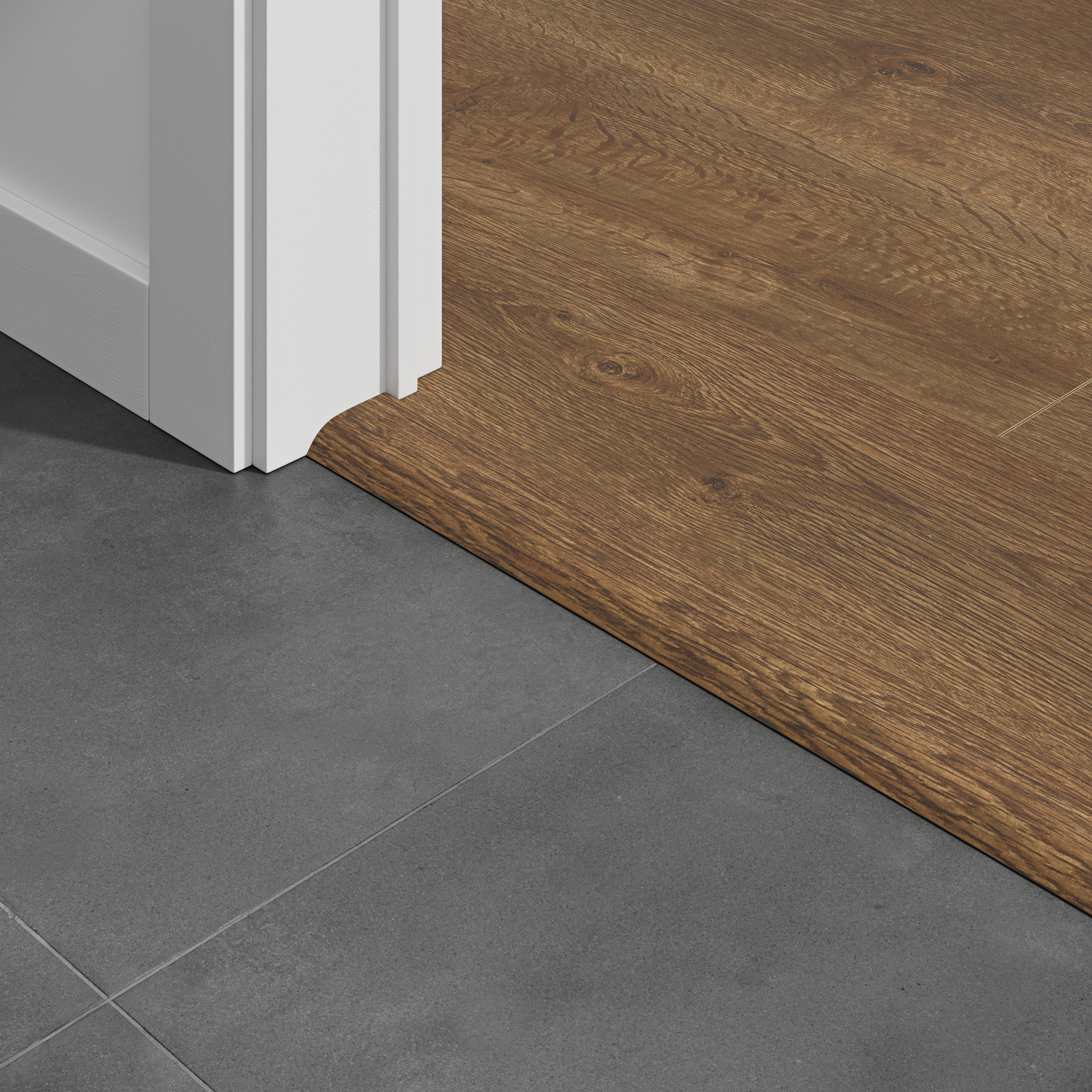 Barre seuil Texas Light Brown 1M Pour parquet stratifié 1000x45x12mm