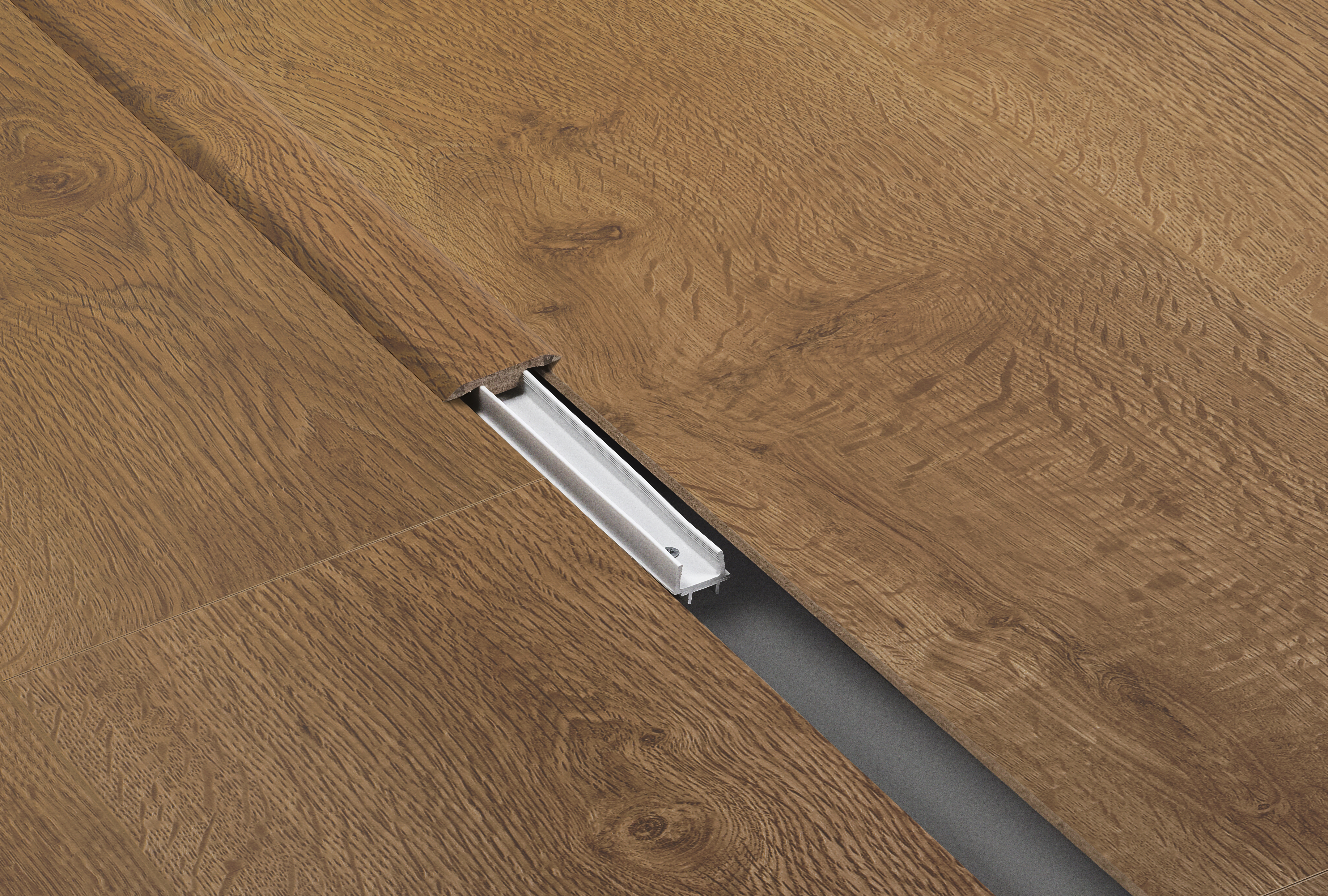 Barre jonction Texas Light Brown 1M Pour parquet stratifié 1000x40x8mm