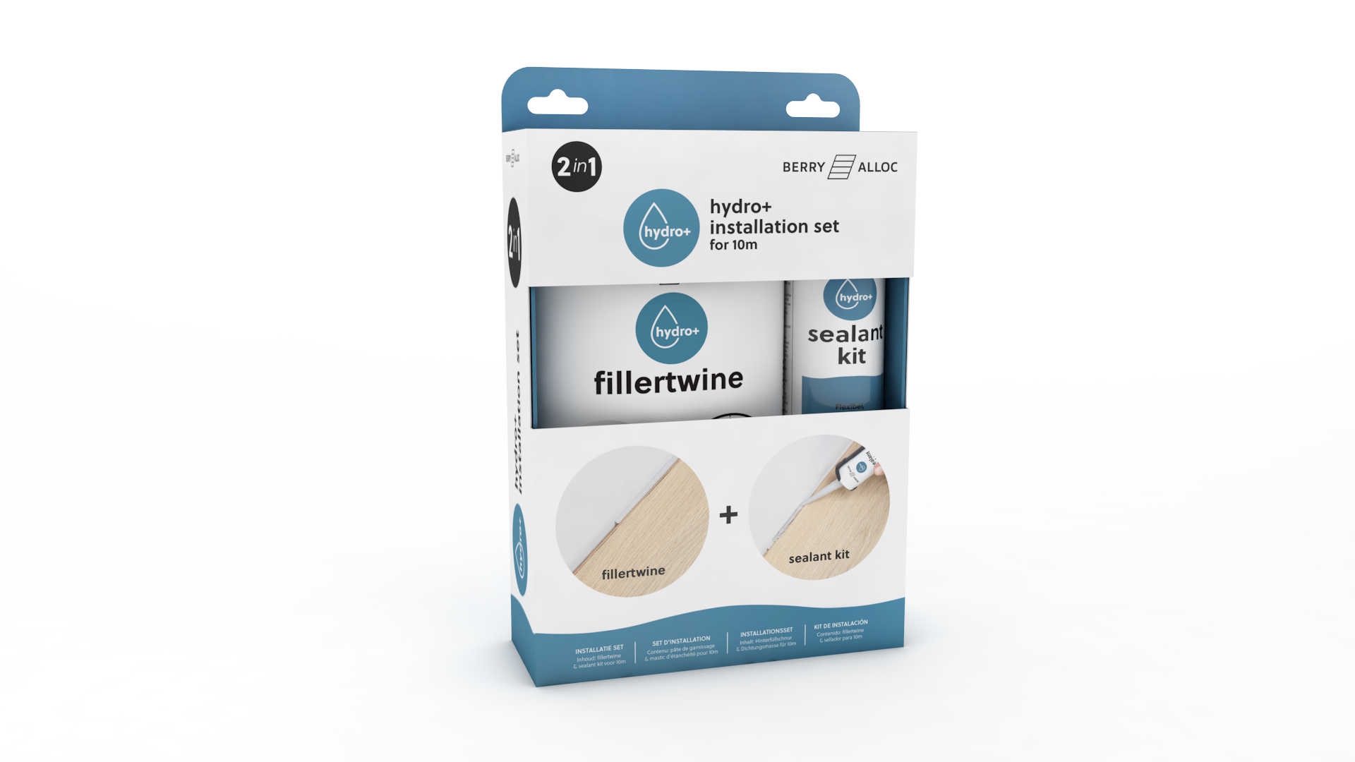 Set de 2 accessoires HYDRO+ Pour parquet stratifié