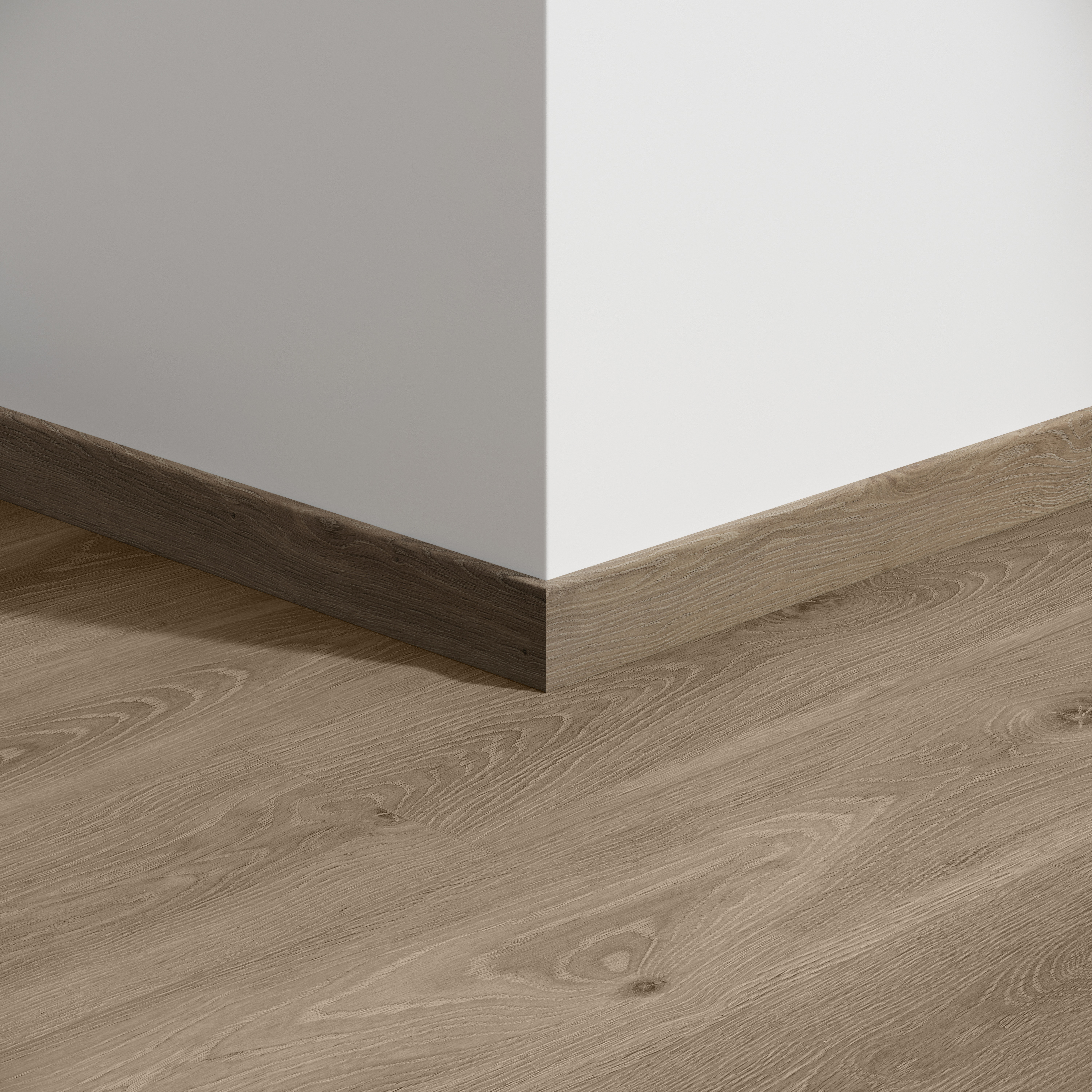 Plinthe 60 Bloom Light Brown 2,4M Parquet stratifié 2400x12x60mm - 9,6M2/P
