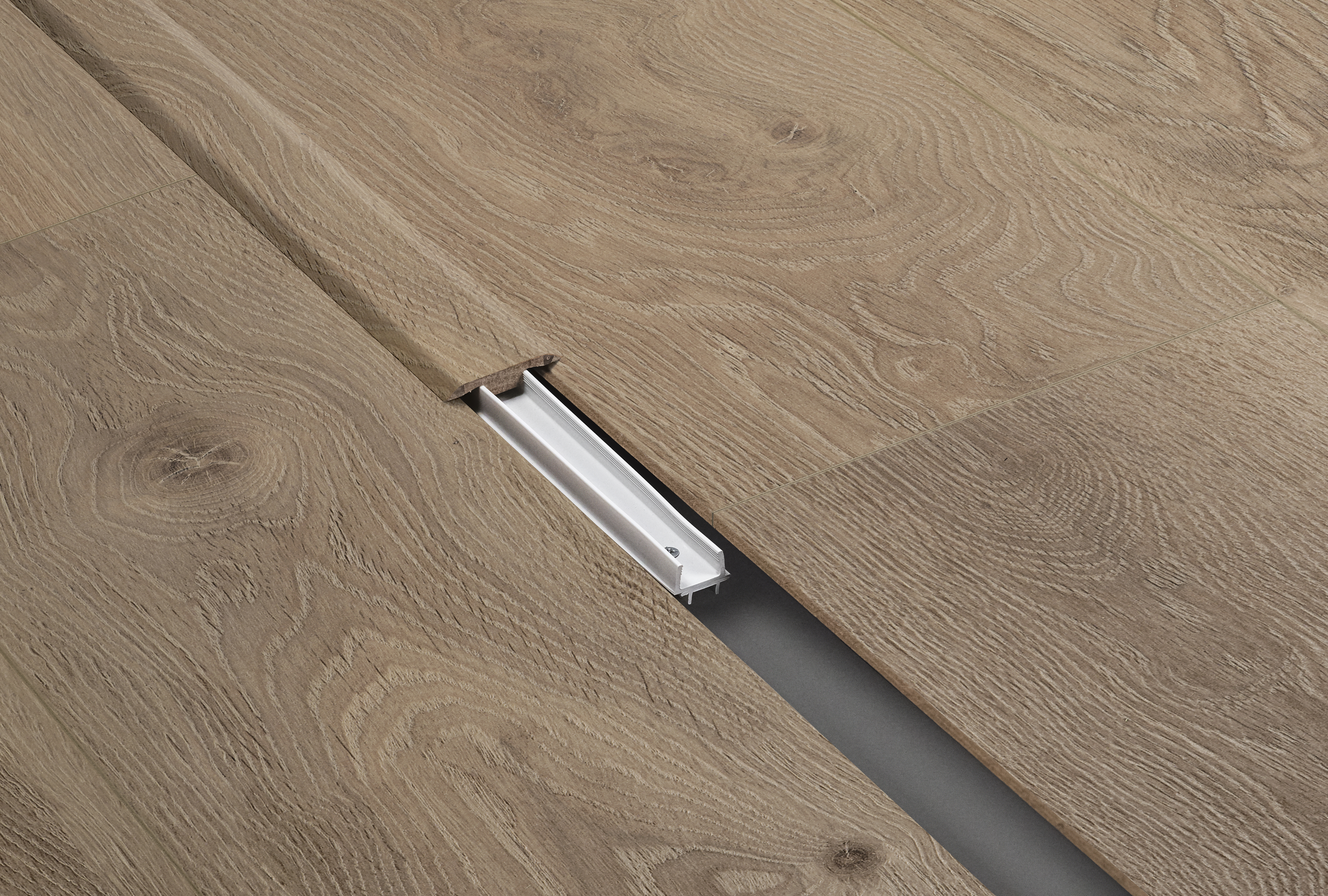 Barre jonction Bloom Light Brown 1M Pour parquet stratifié 1000x40x8mm