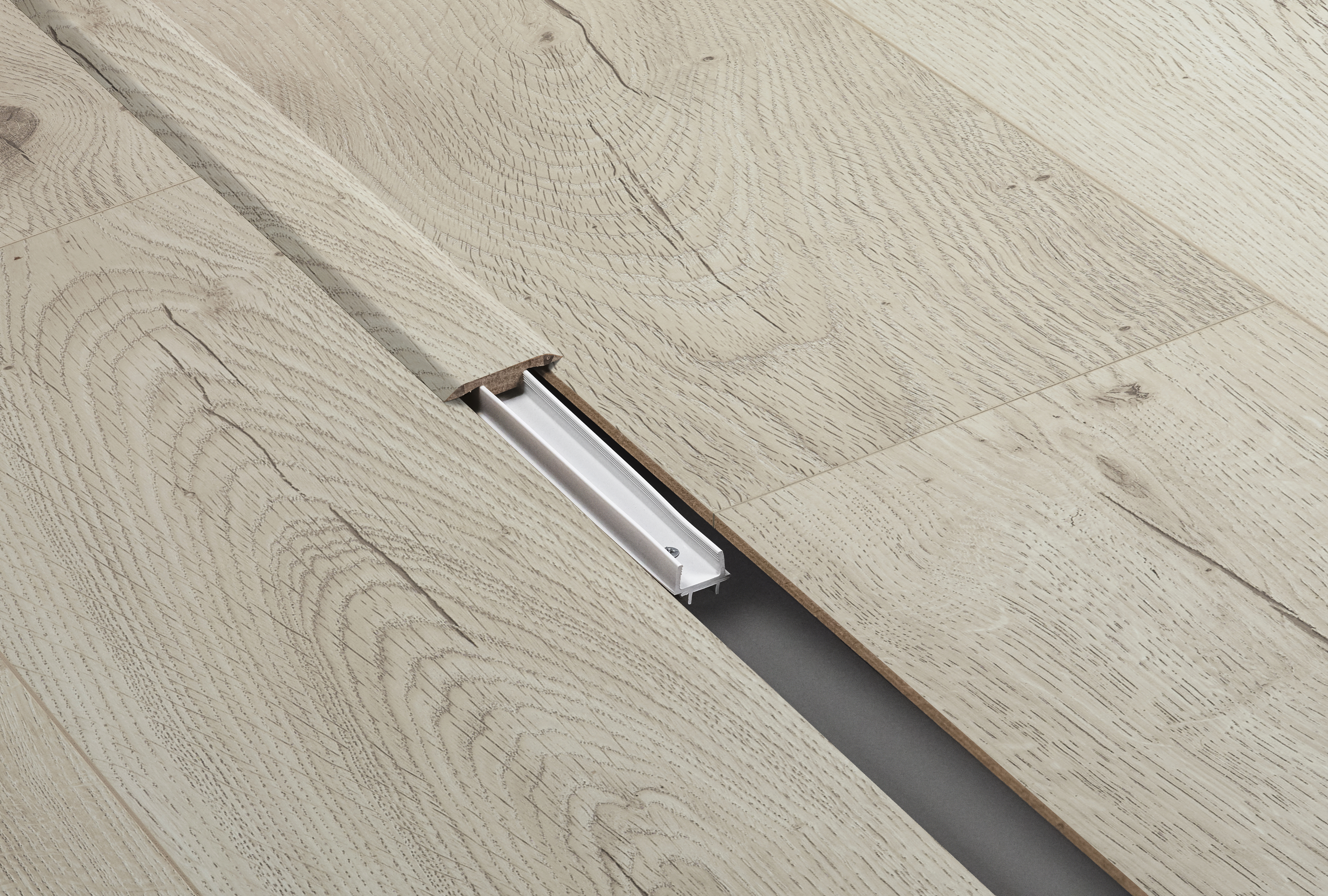 Barre jonction Canyon Light 1M Pour parquet stratifié 1000x40x8mm