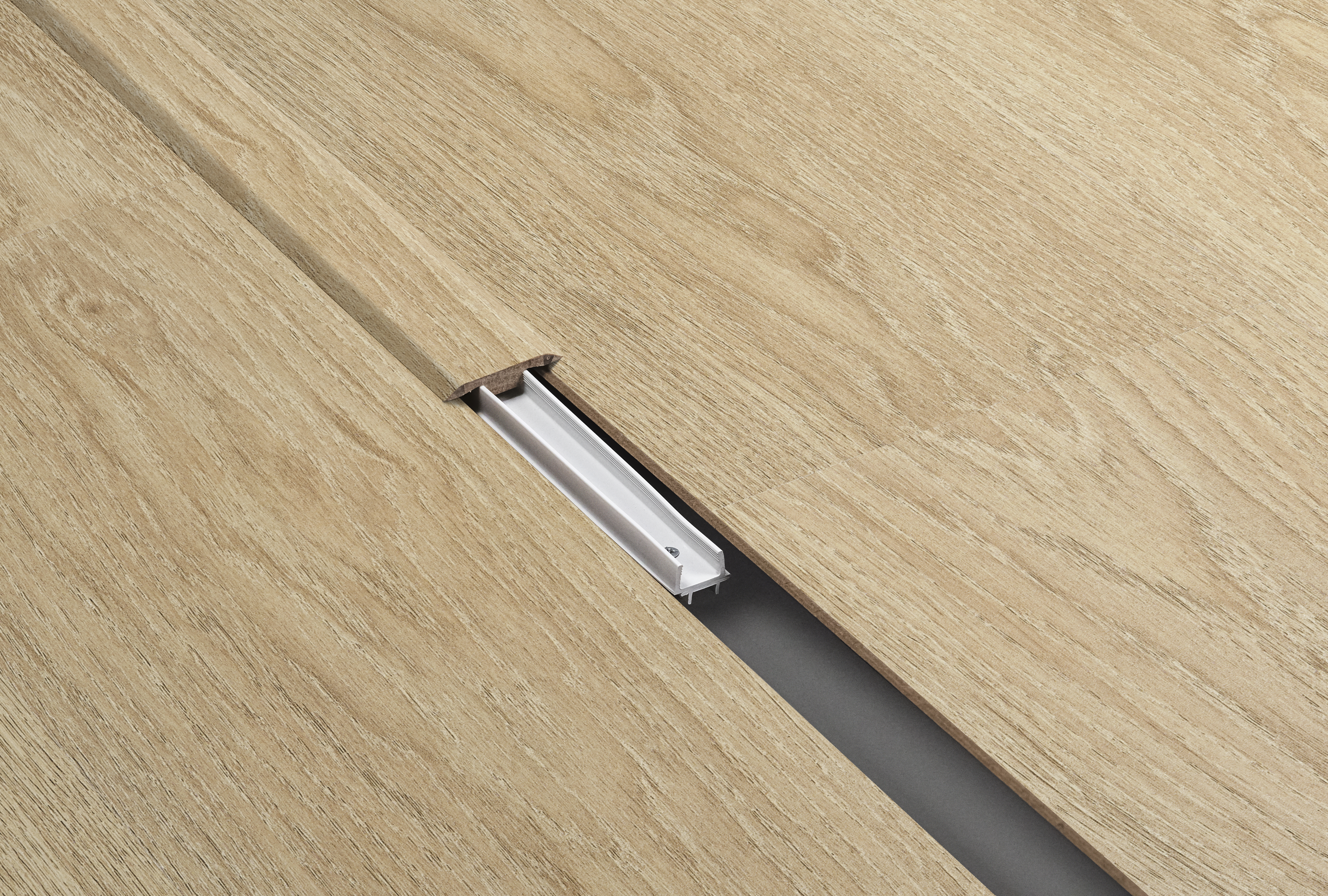 Barre jonction Charme Lgt Nat 2,4M Pour parquet stratifié 2400x40x8mm