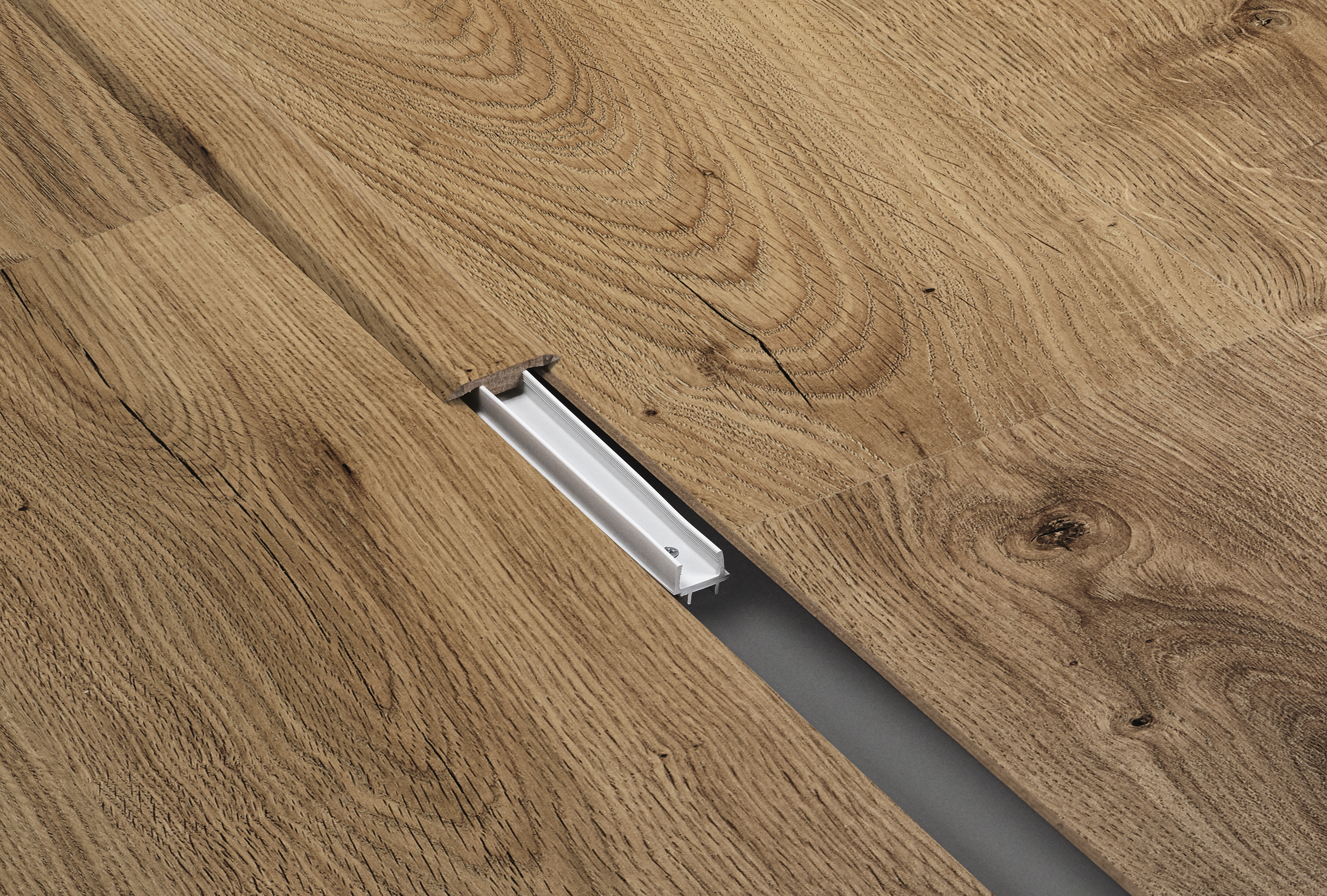 Barre jonction Crush Natural 1M Pour parquet stratifié 1000x40x8mm