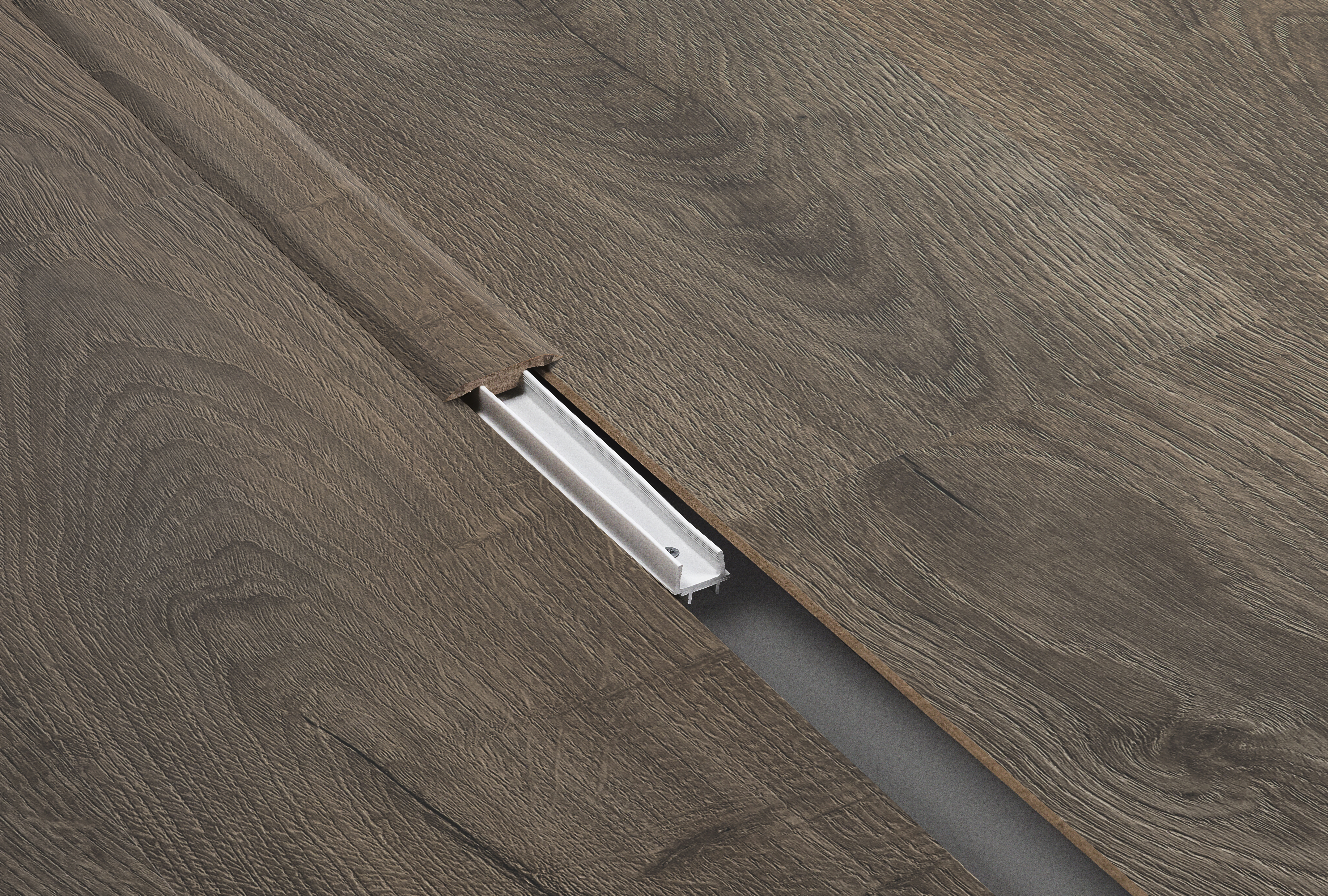 Barre jonction Epic Brown 1M Pour parquet stratifié 1000x40x8mm