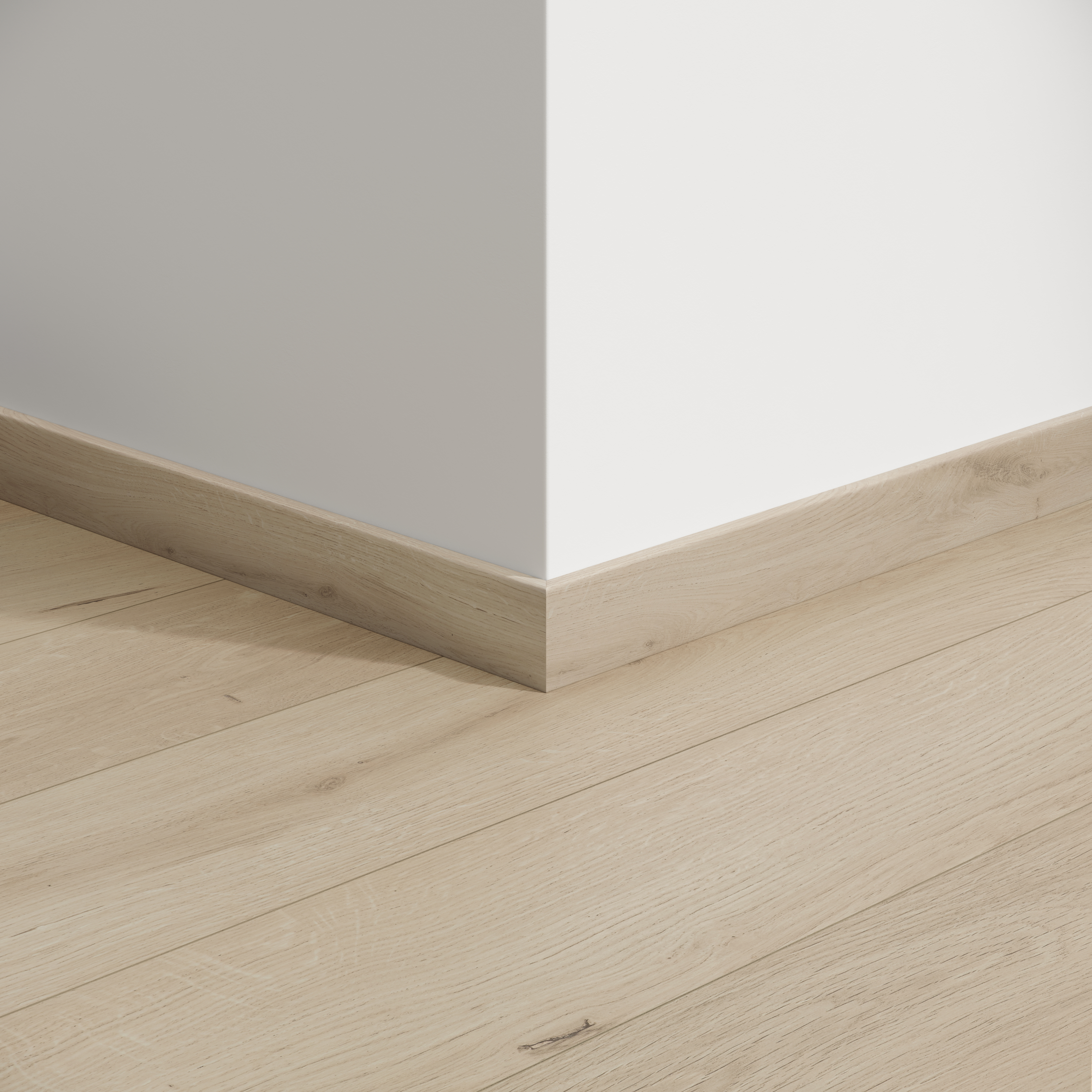 Plinthe 60 Gyant Light Sand  2,4M Parquet stratifié 2400x12x60mm - 9,6M2/P