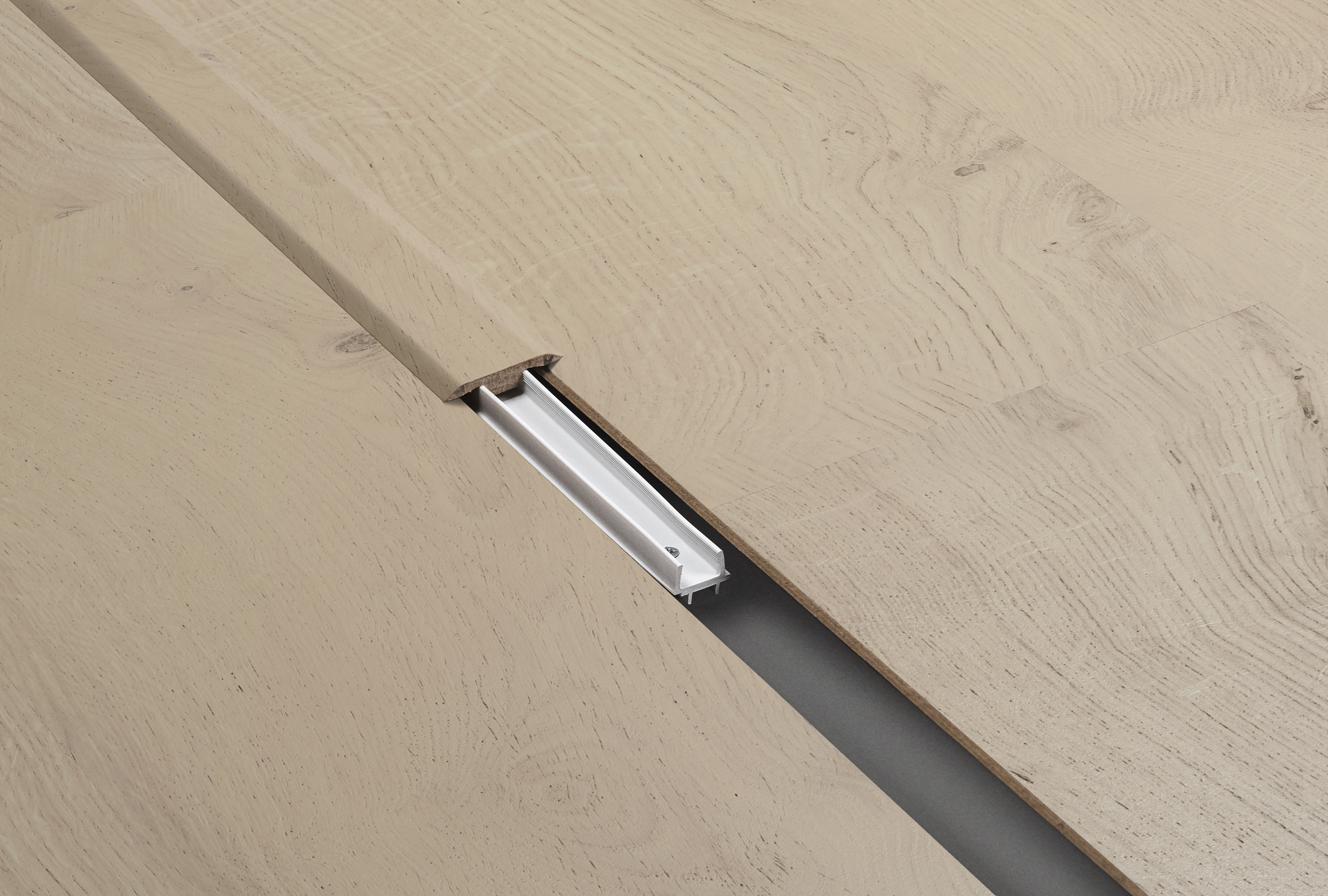 Barre jonction Gyant Light Sand  1M Pour parquet stratifié 1000x40x8mm