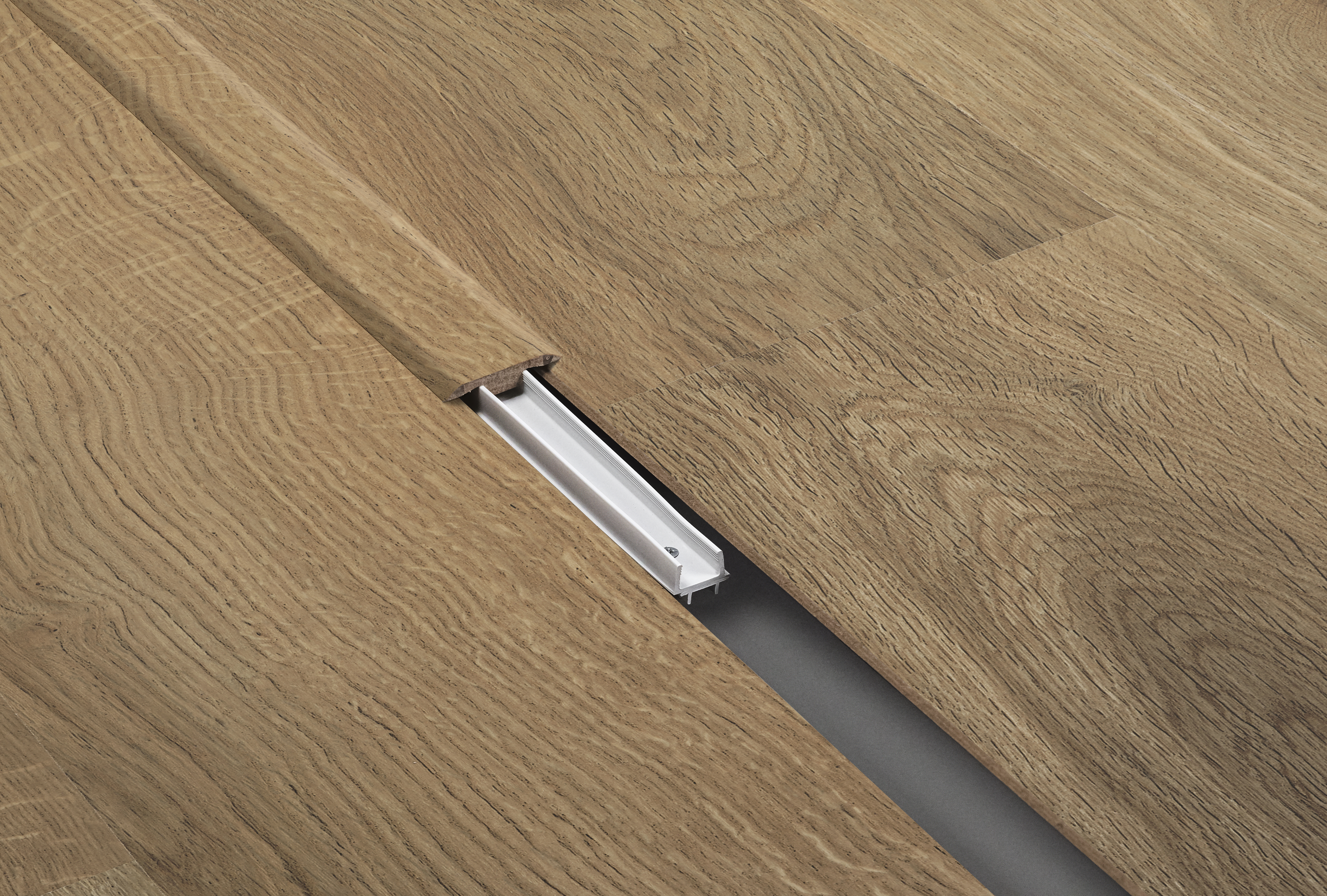 Barre jonction Gyant Natural  2,4M Pour parquet stratifié 2400x40x8mm