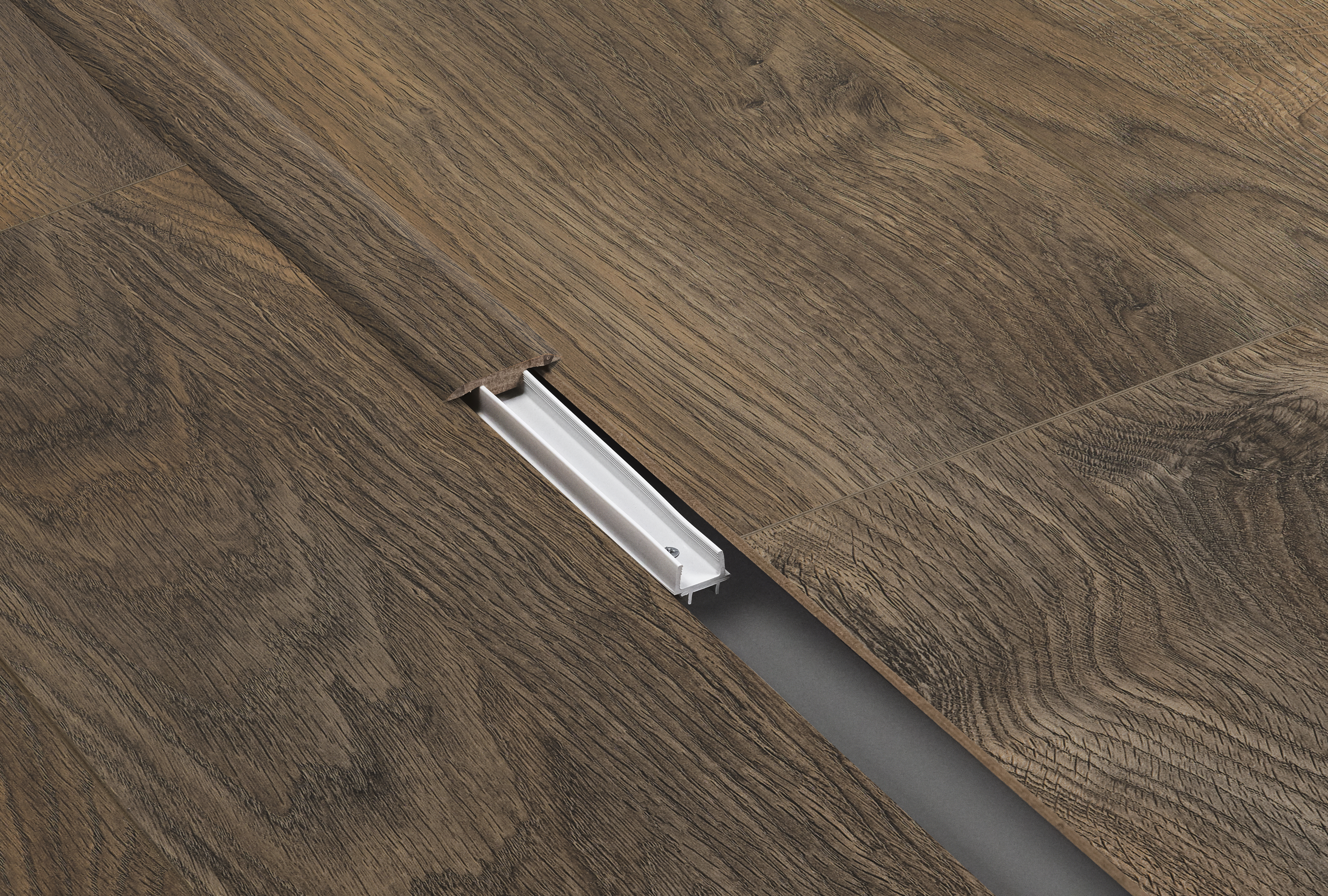 Barre jonction Java Brown 1M Pour parquet stratifié 1000x40x8mm